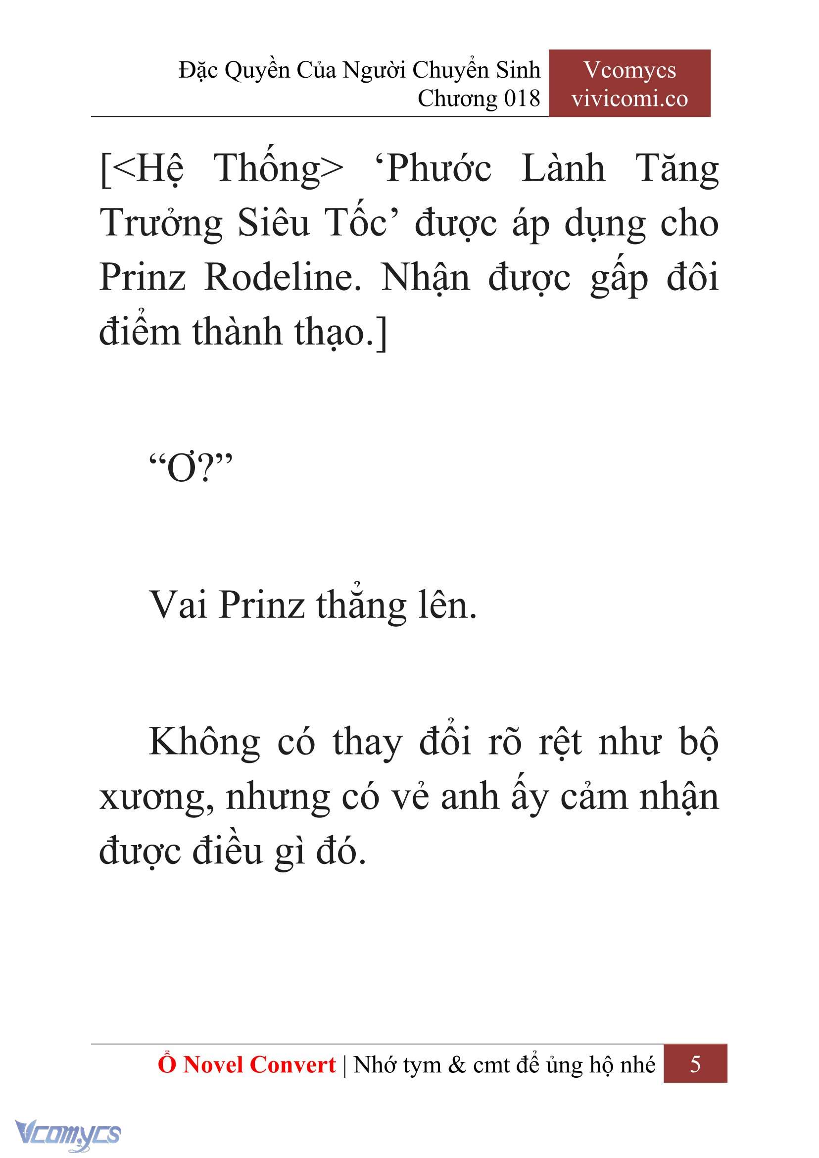 [Novel] Đặc Quyền Của Người Chuyển Sinh Chapter 18 - Trang 8