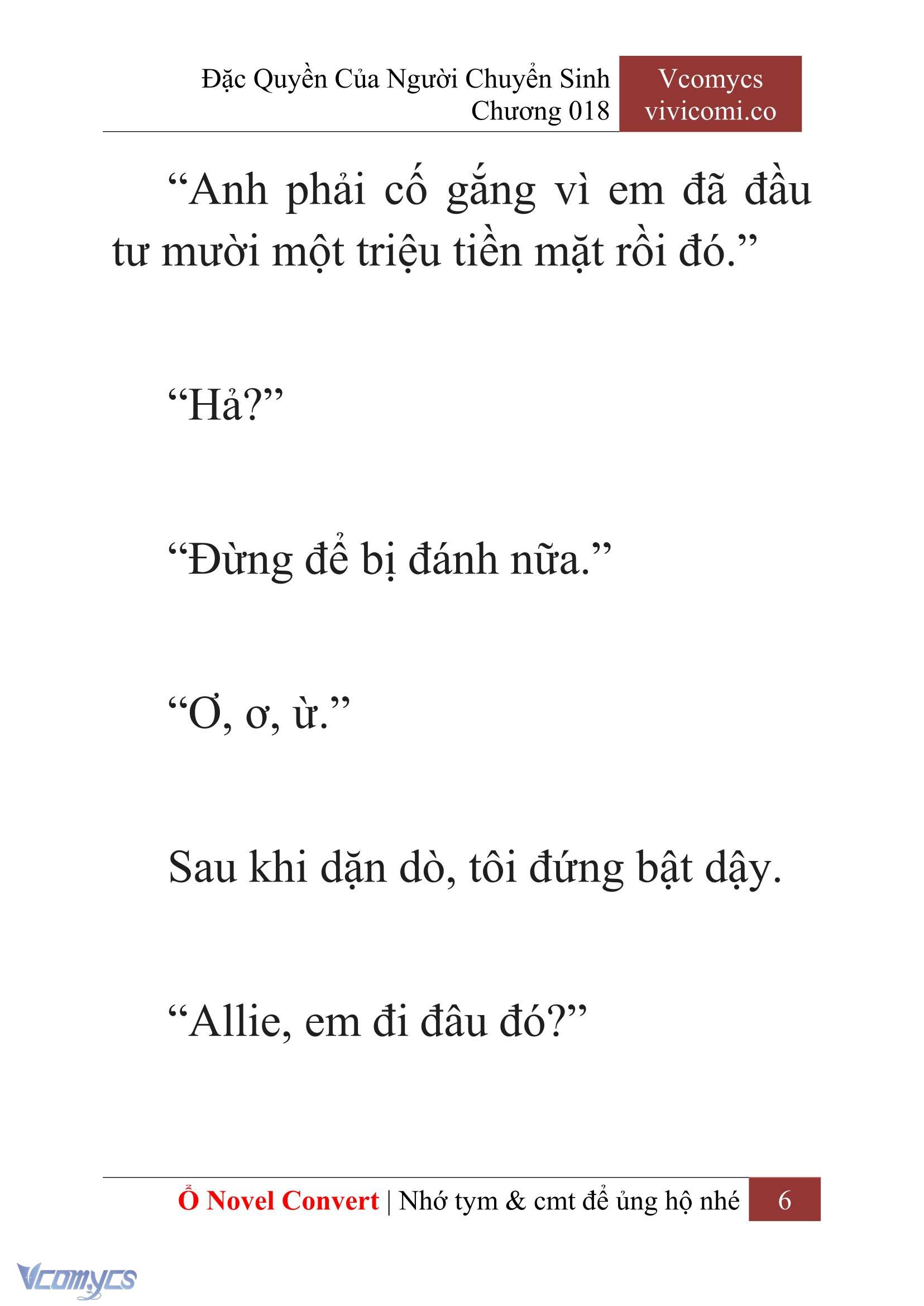 [Novel] Đặc Quyền Của Người Chuyển Sinh Chapter 18 - Trang 9