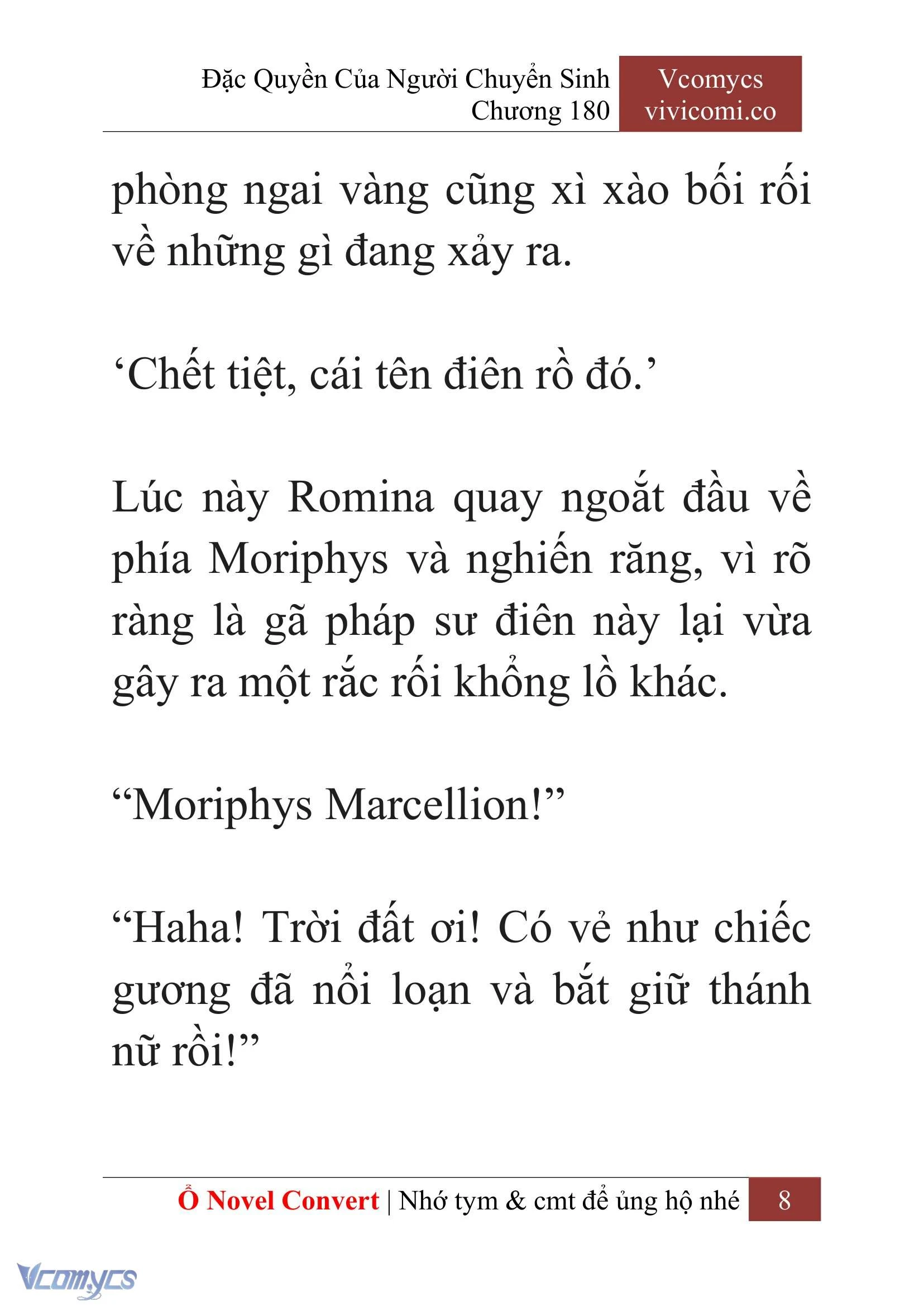 [Novel] Đặc Quyền Của Người Chuyển Sinh Chapter 180 - Trang 12