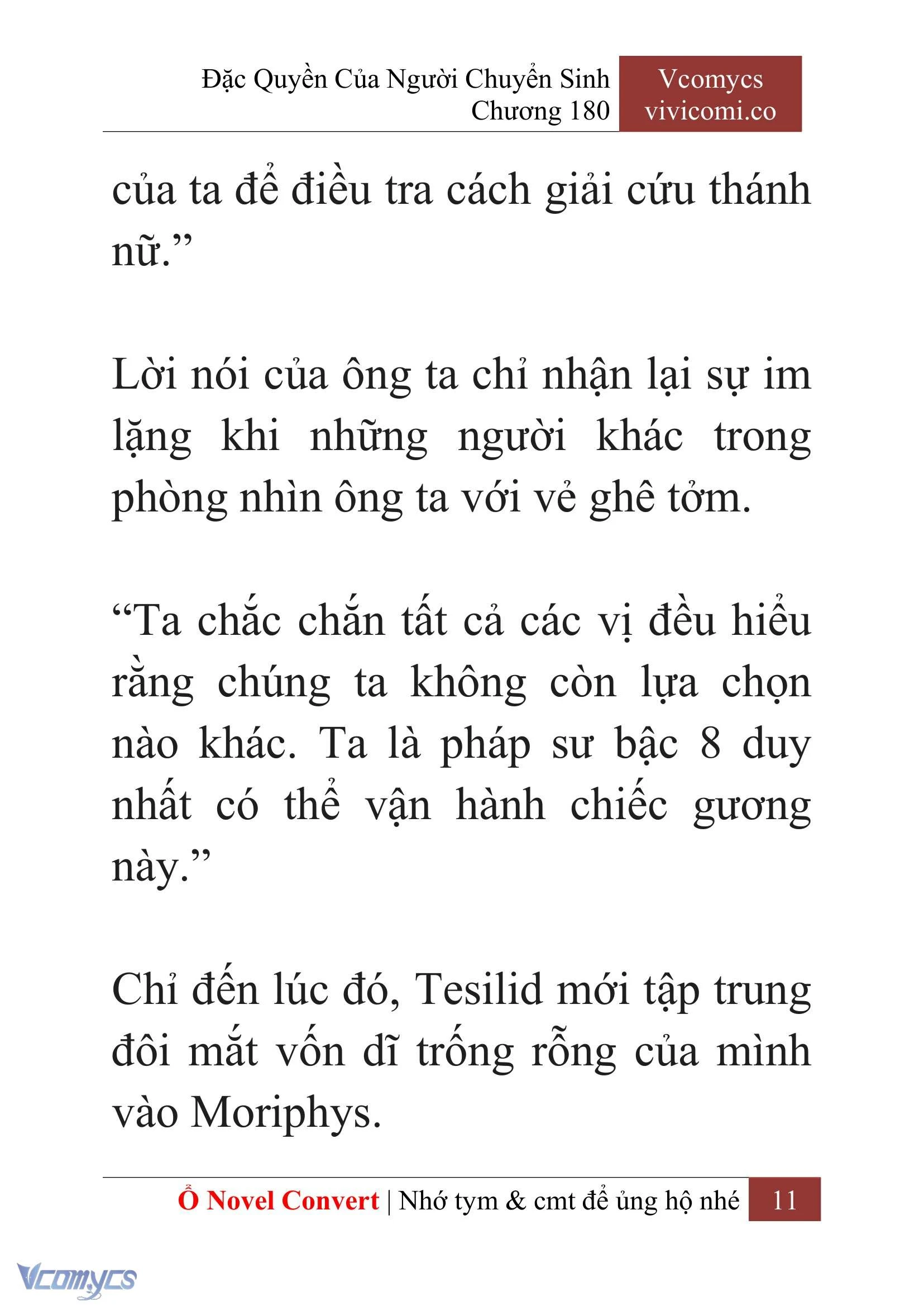 [Novel] Đặc Quyền Của Người Chuyển Sinh Chapter 180 - Trang 15