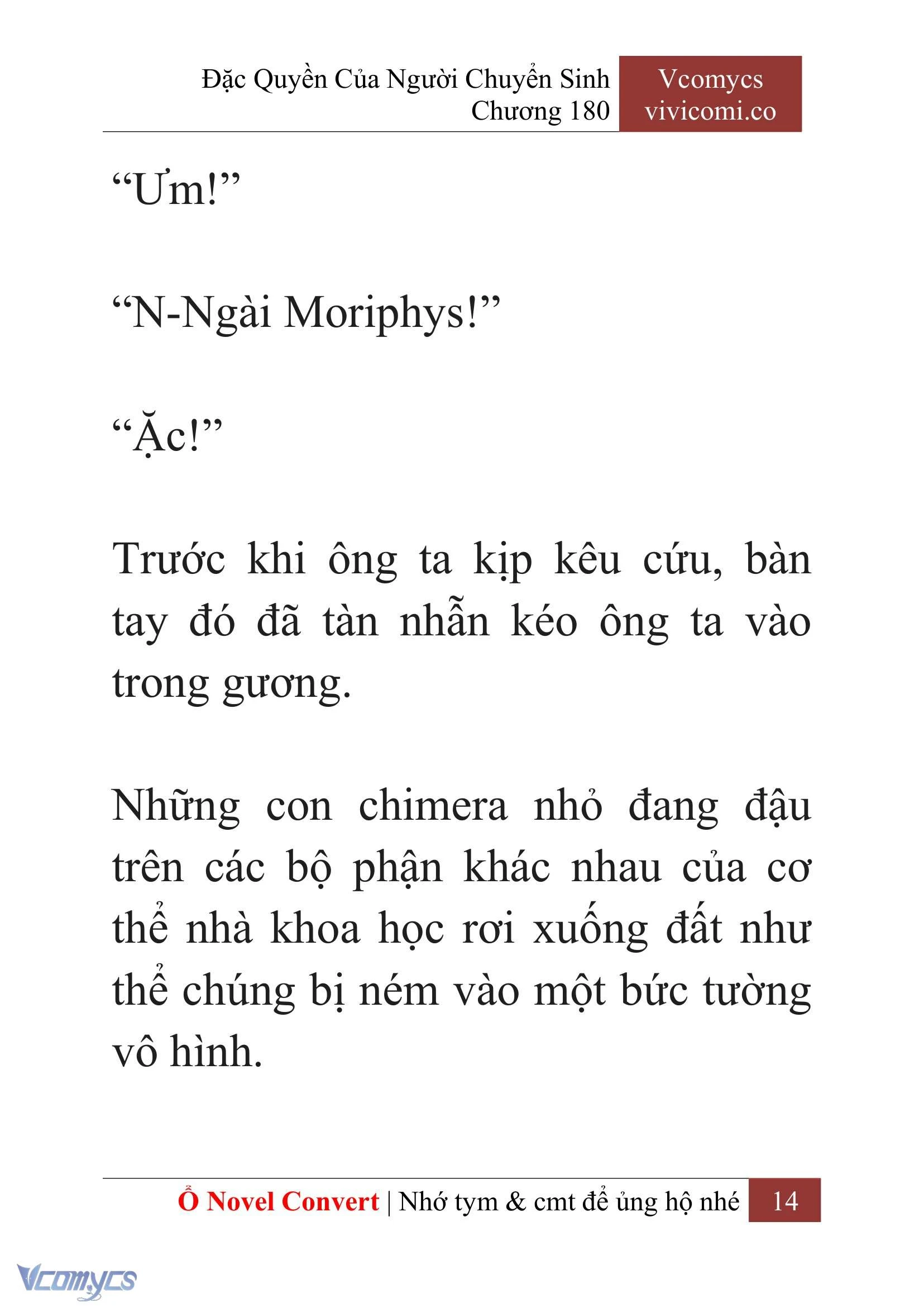 [Novel] Đặc Quyền Của Người Chuyển Sinh Chapter 180 - Trang 18