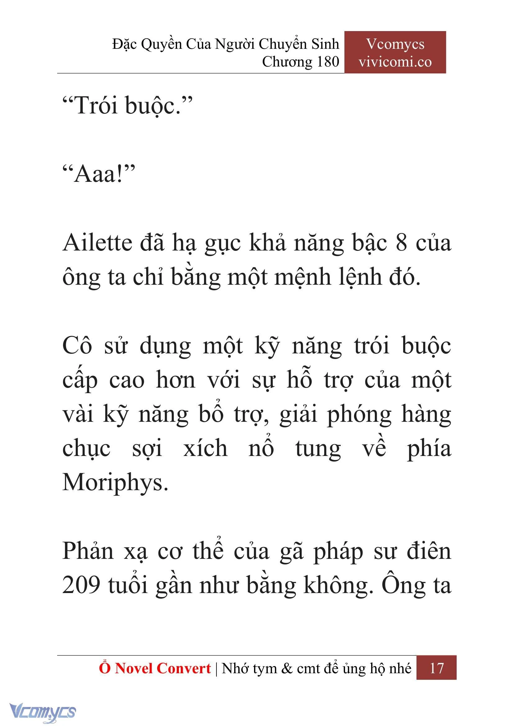 [Novel] Đặc Quyền Của Người Chuyển Sinh Chapter 180 - Trang 21