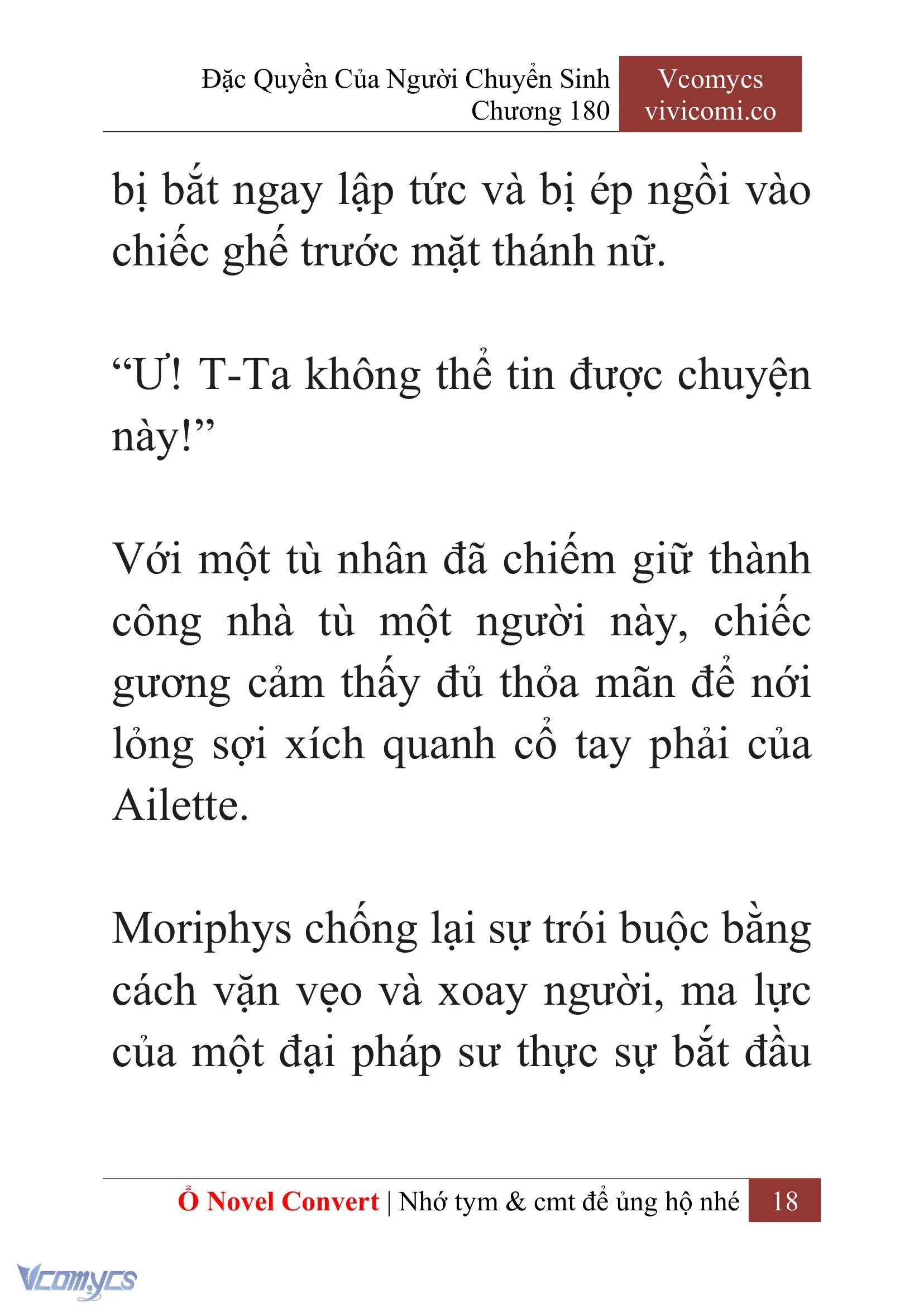 [Novel] Đặc Quyền Của Người Chuyển Sinh Chapter 180 - Trang 22