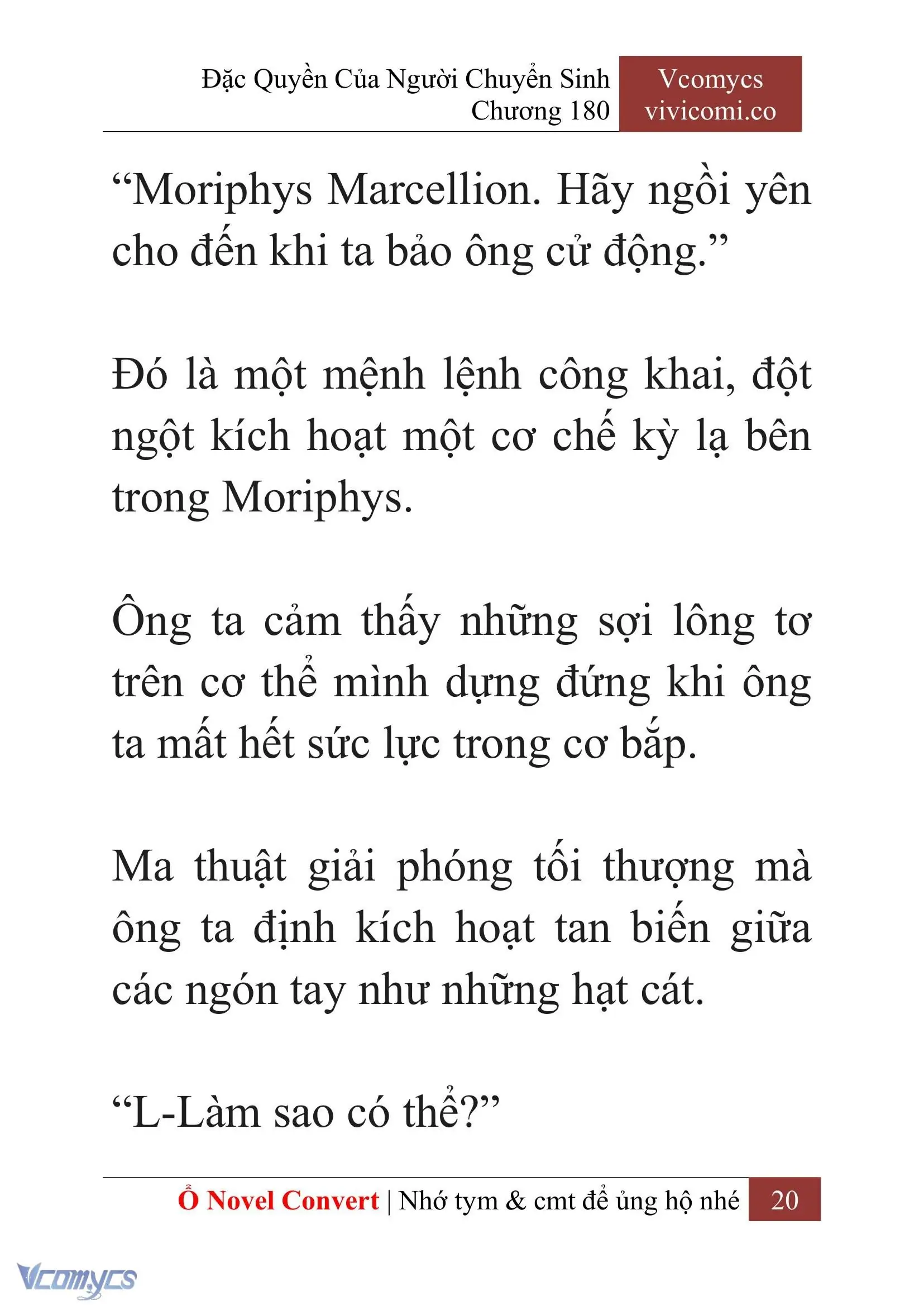 [Novel] Đặc Quyền Của Người Chuyển Sinh Chapter 180 - Trang 24