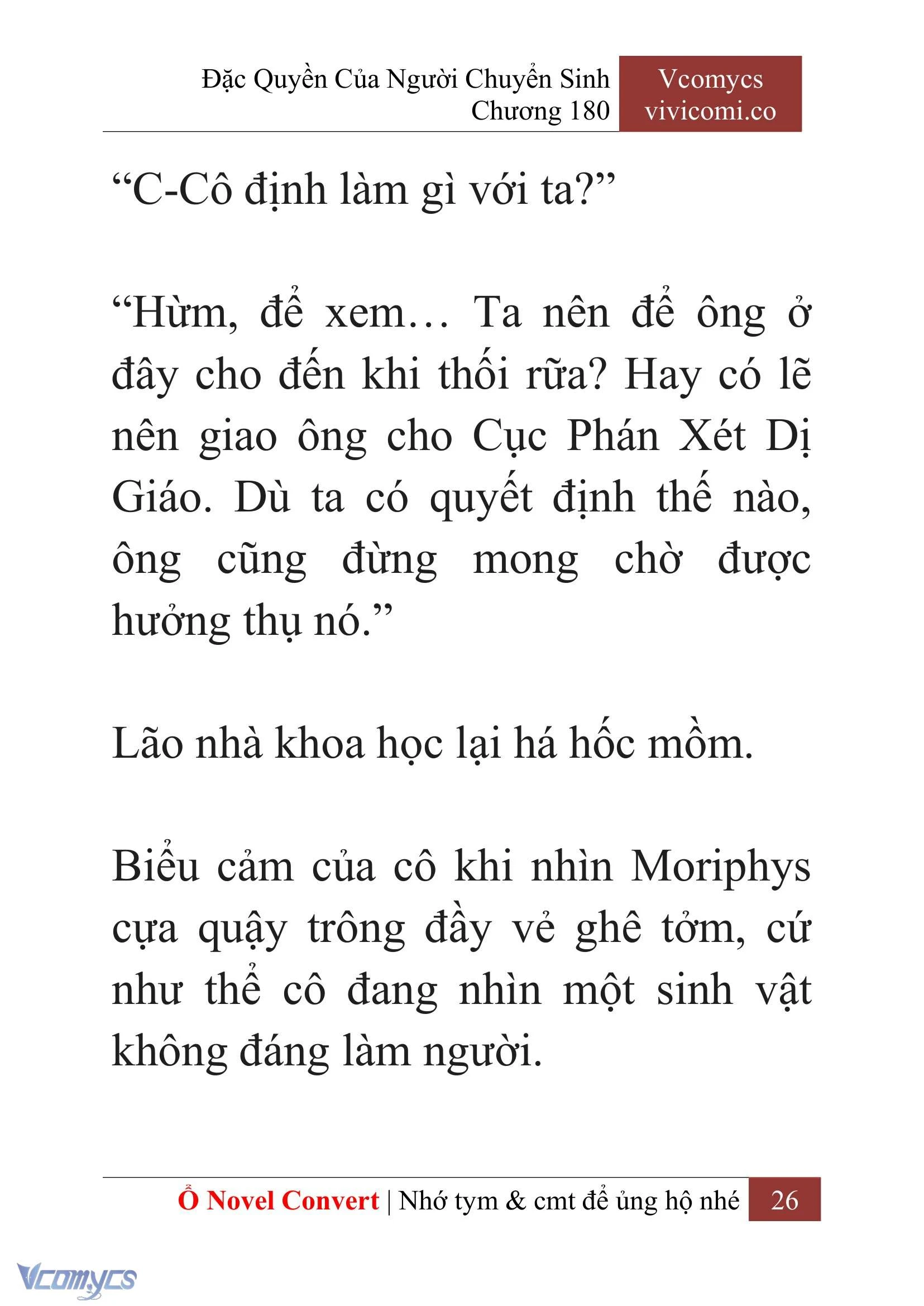 [Novel] Đặc Quyền Của Người Chuyển Sinh Chapter 180 - Trang 30