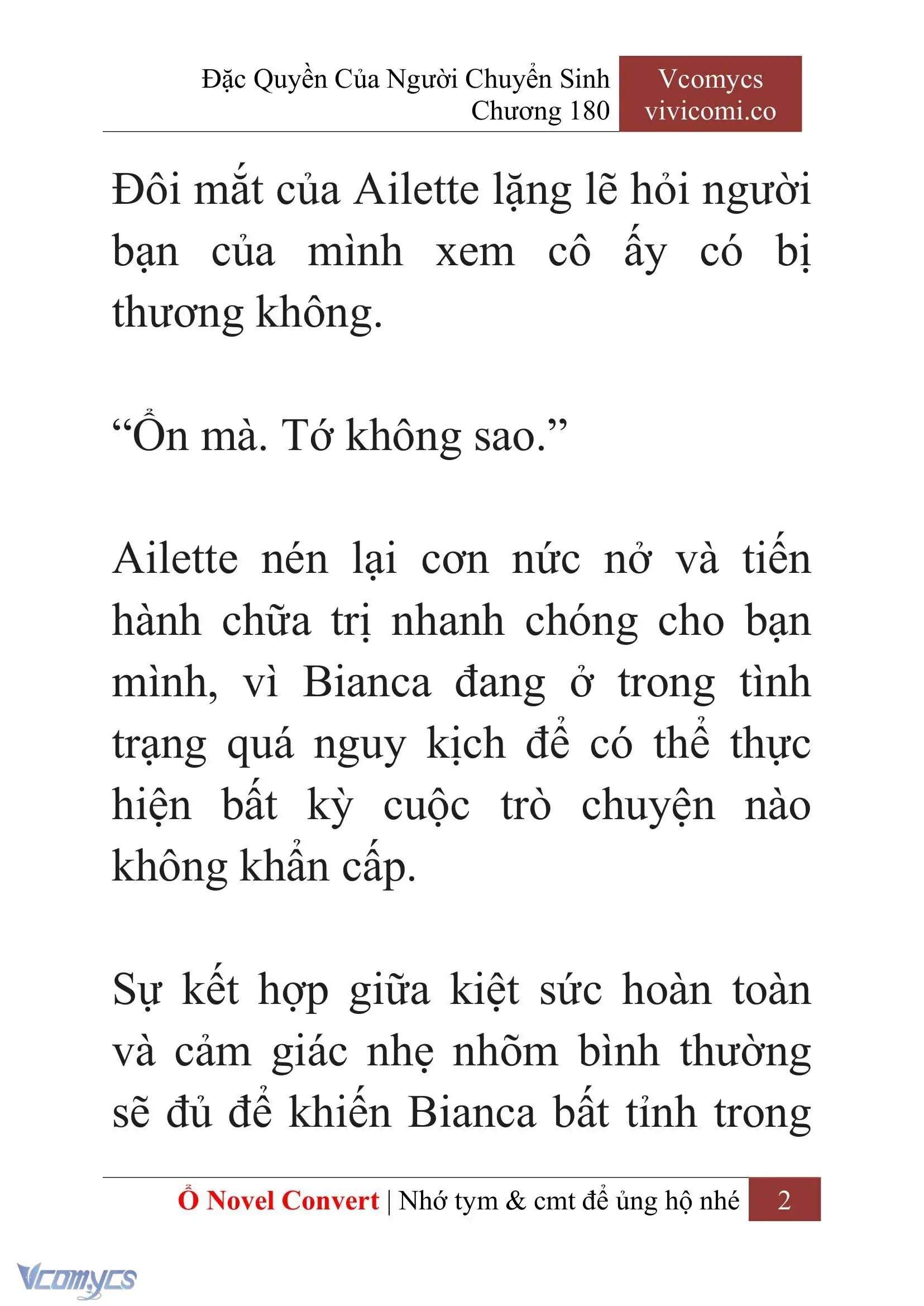 [Novel] Đặc Quyền Của Người Chuyển Sinh Chapter 180 - Trang 6