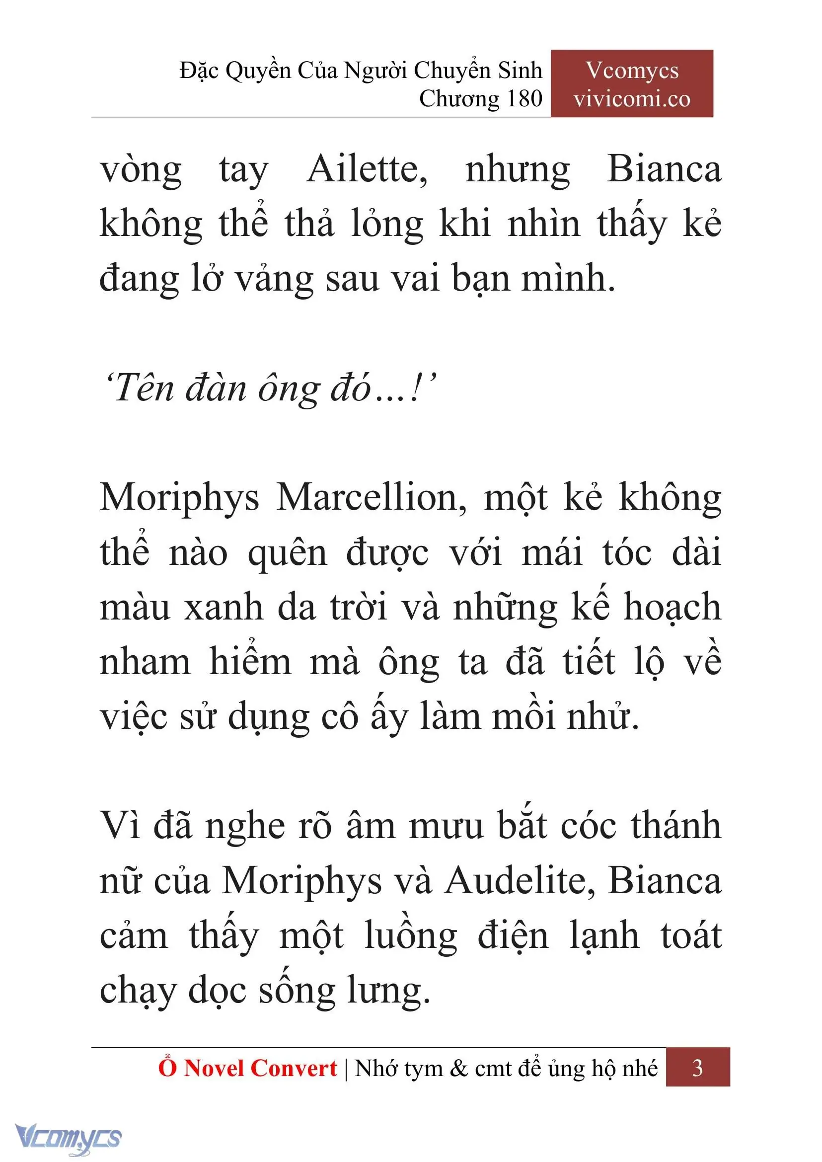 [Novel] Đặc Quyền Của Người Chuyển Sinh Chapter 180 - Trang 7