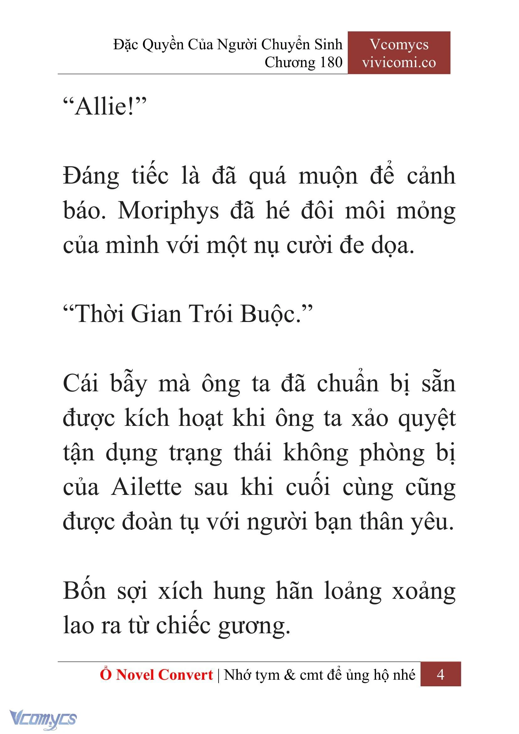 [Novel] Đặc Quyền Của Người Chuyển Sinh Chapter 180 - Trang 8