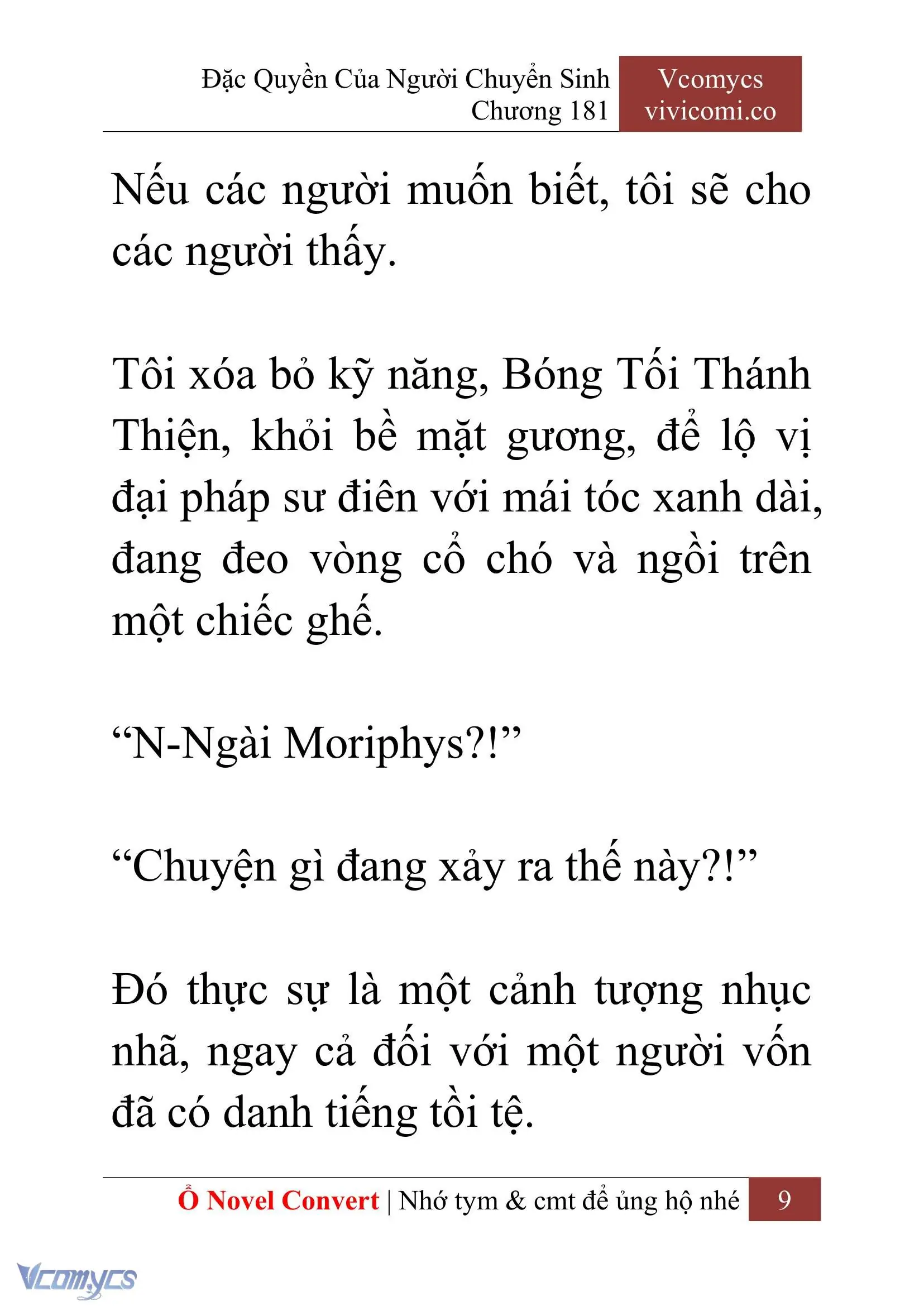 [Novel] Đặc Quyền Của Người Chuyển Sinh Chapter 181 - Trang 13