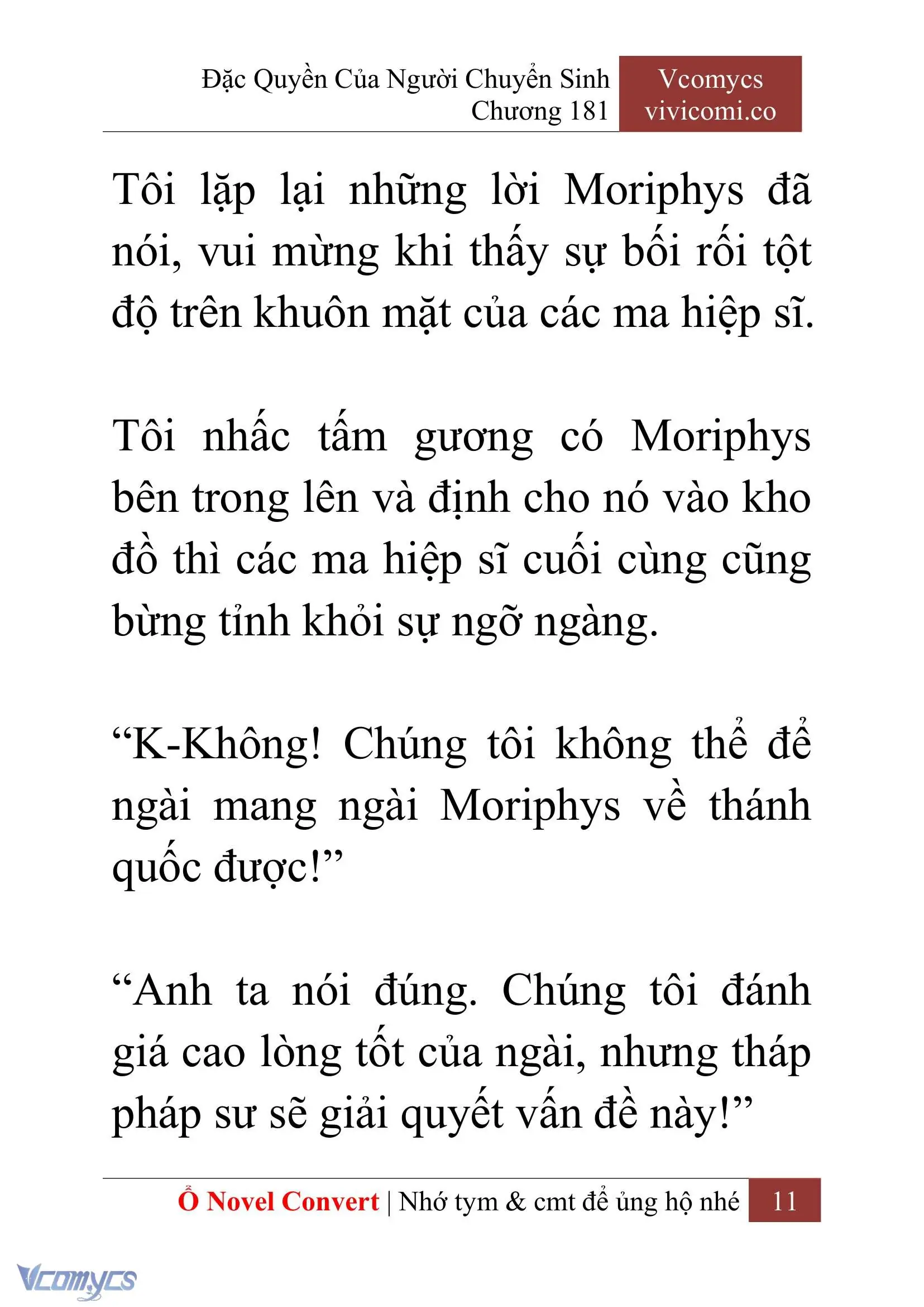 [Novel] Đặc Quyền Của Người Chuyển Sinh Chapter 181 - Trang 15