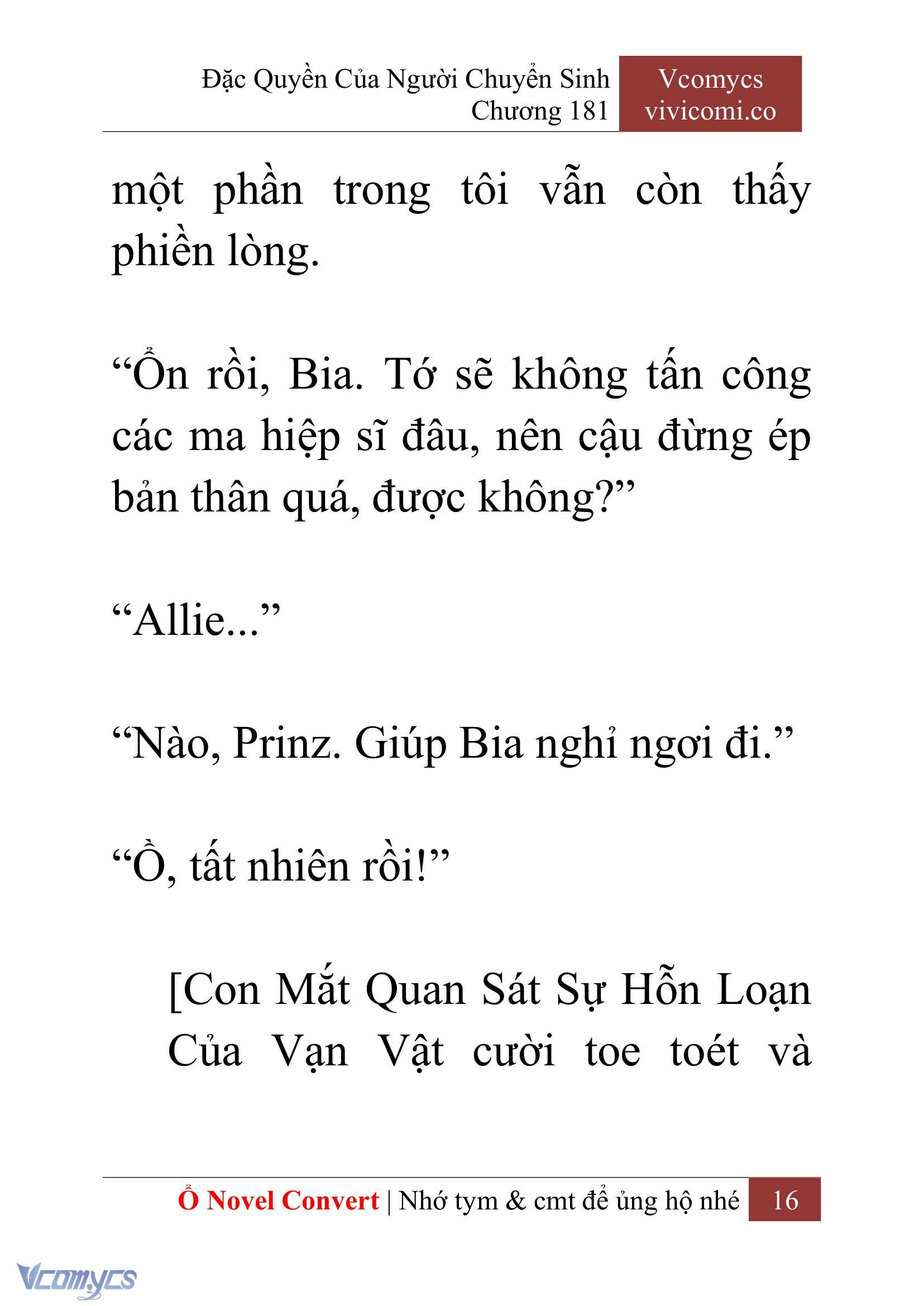 [Novel] Đặc Quyền Của Người Chuyển Sinh Chapter 181 - Trang 20