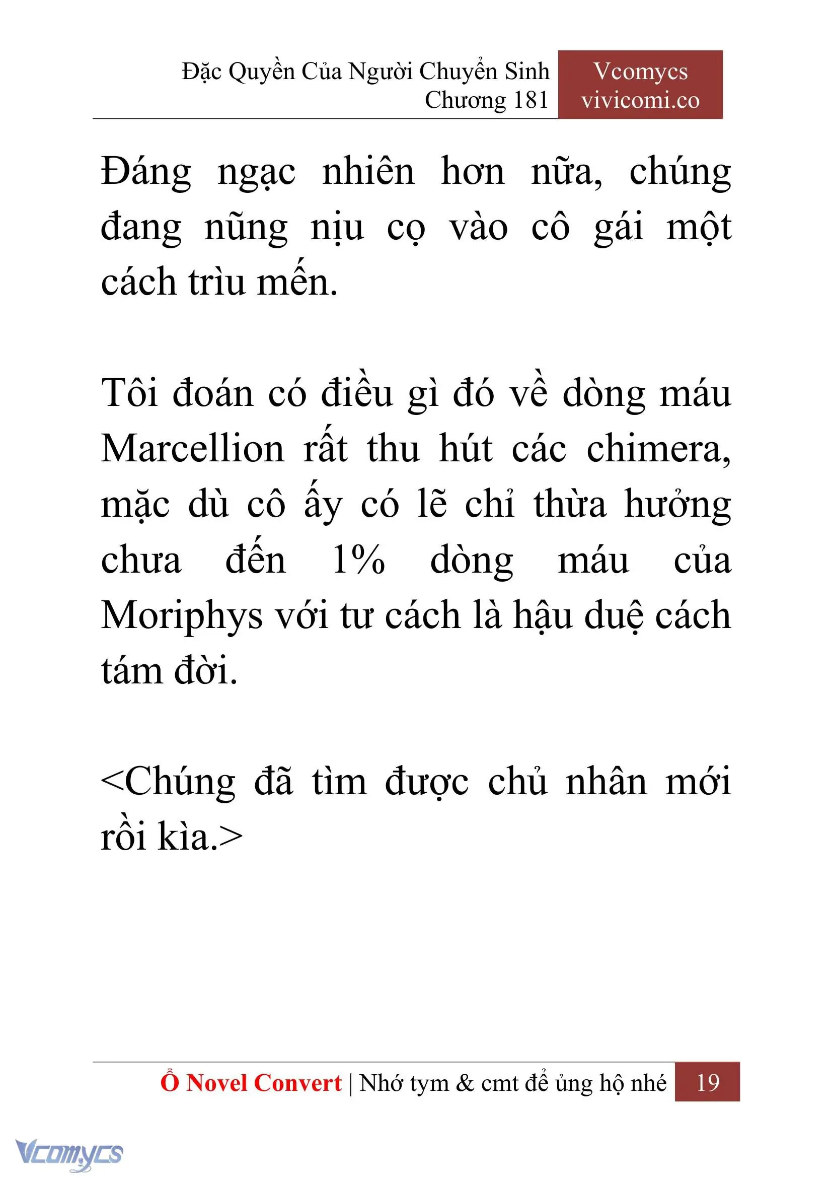 [Novel] Đặc Quyền Của Người Chuyển Sinh Chapter 181 - Trang 23