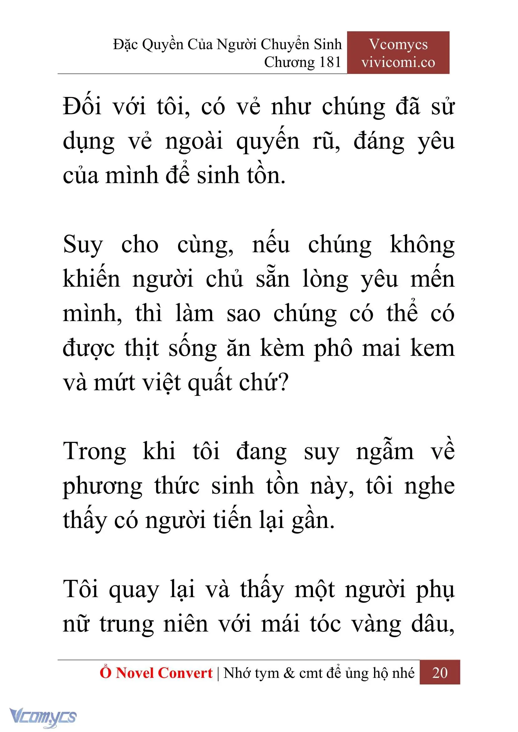 [Novel] Đặc Quyền Của Người Chuyển Sinh Chapter 181 - Trang 24