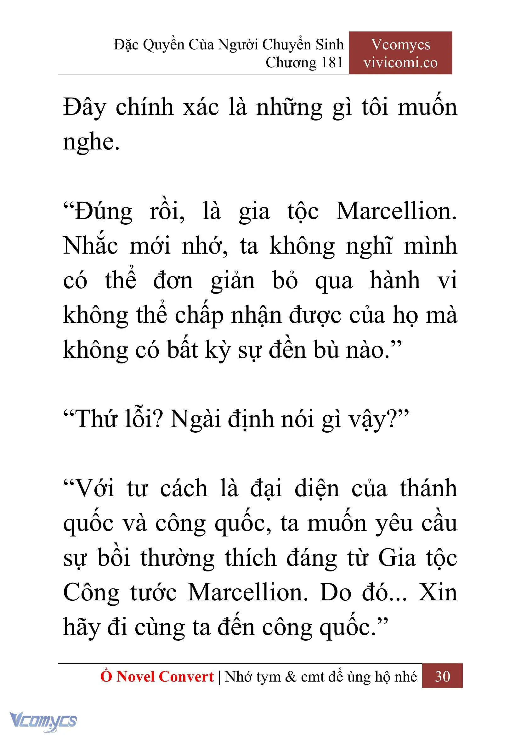 [Novel] Đặc Quyền Của Người Chuyển Sinh Chapter 181 - Trang 34