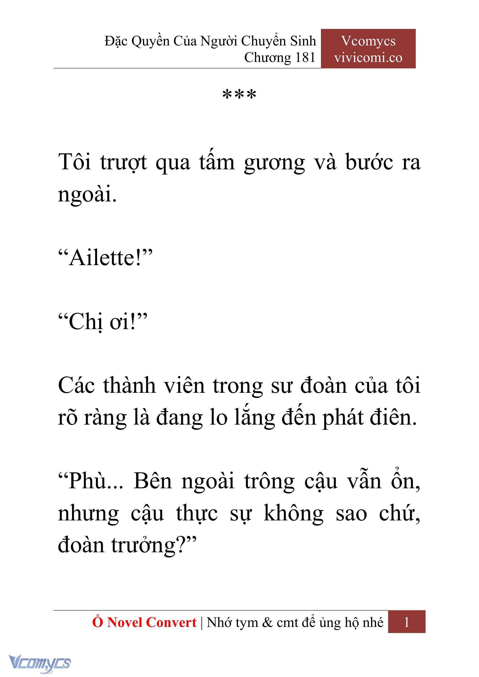 [Novel] Đặc Quyền Của Người Chuyển Sinh Chapter 181 - Trang 5