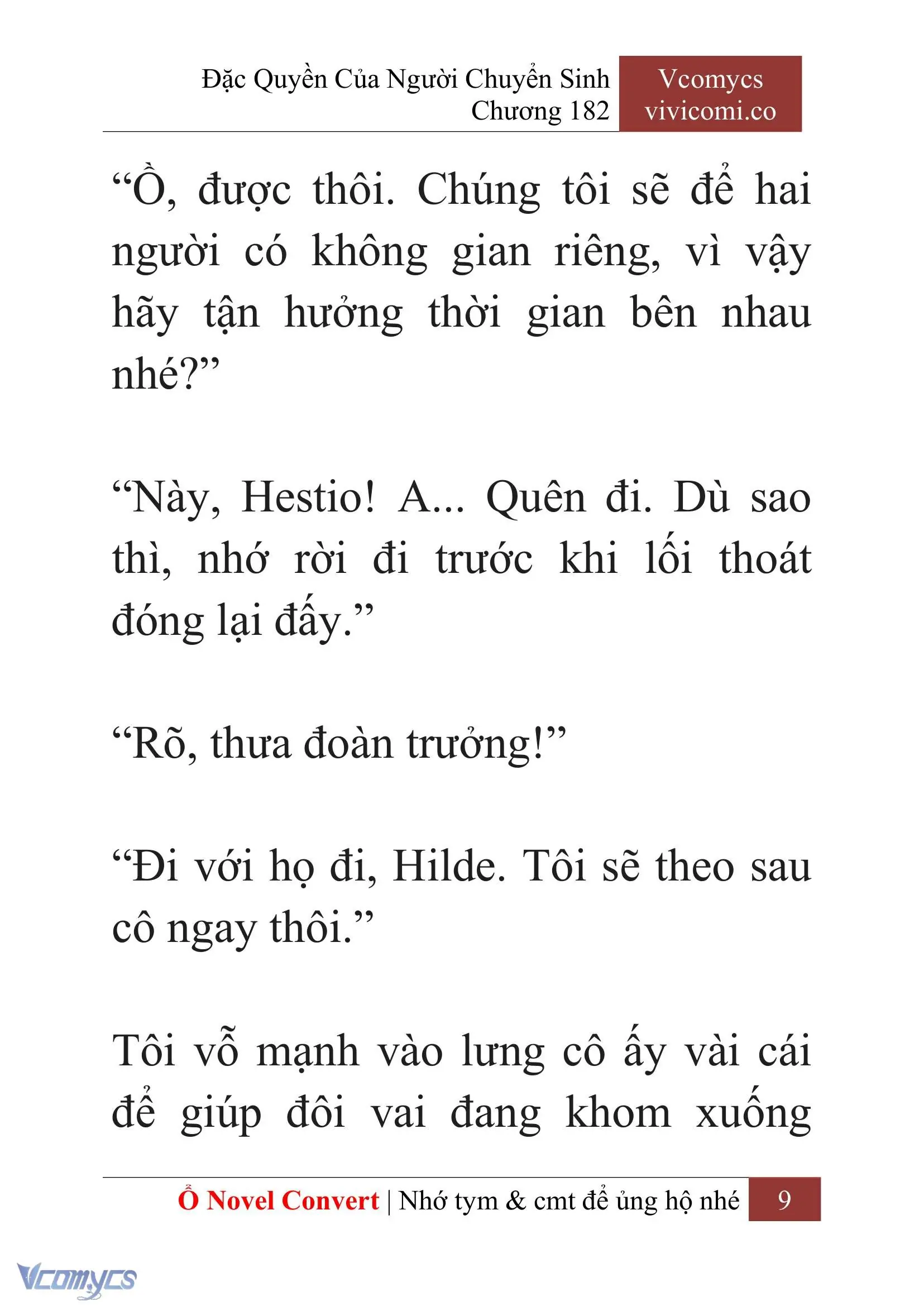 [Novel] Đặc Quyền Của Người Chuyển Sinh Chapter 182 - Trang 13