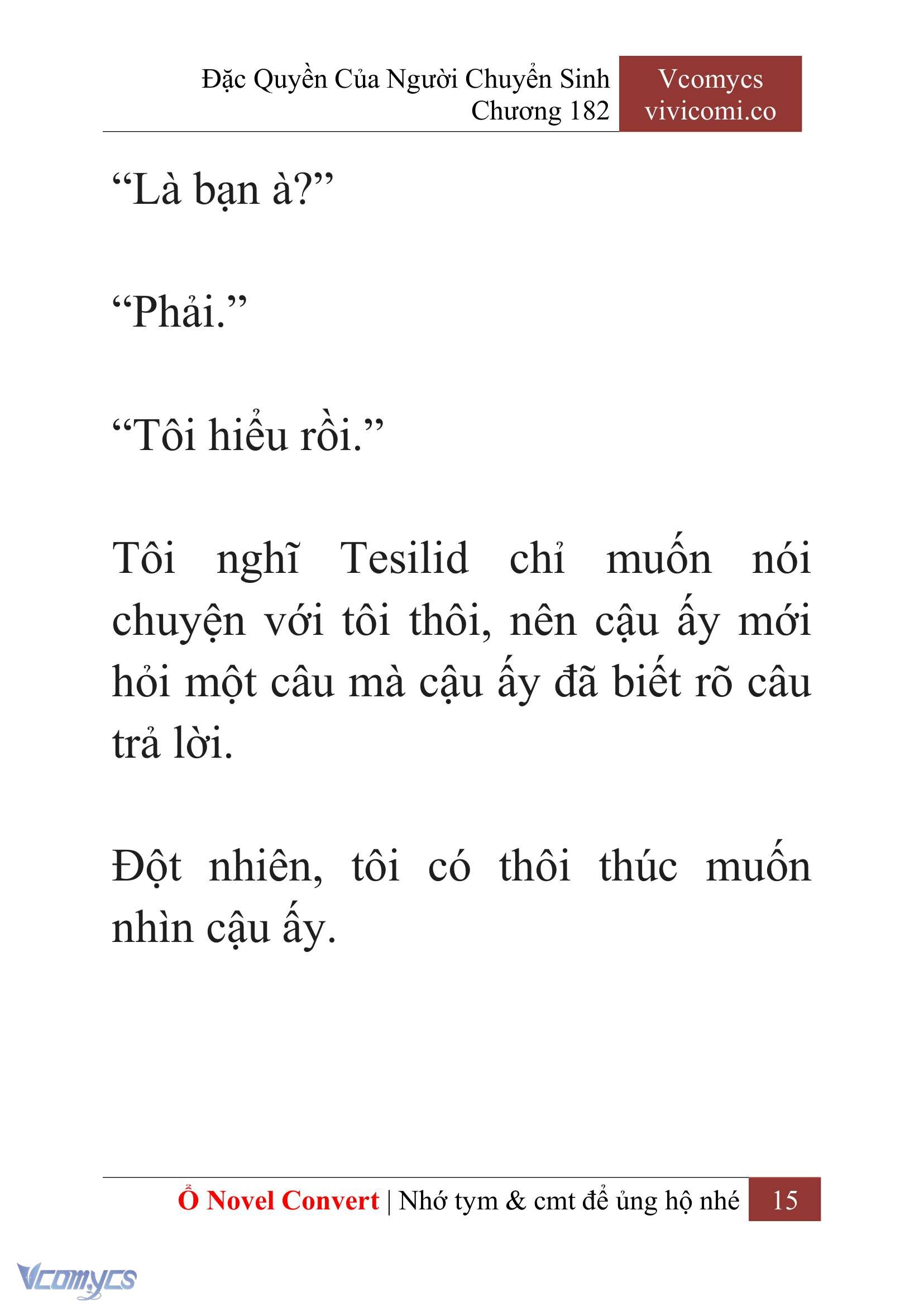 [Novel] Đặc Quyền Của Người Chuyển Sinh Chapter 182 - Trang 19