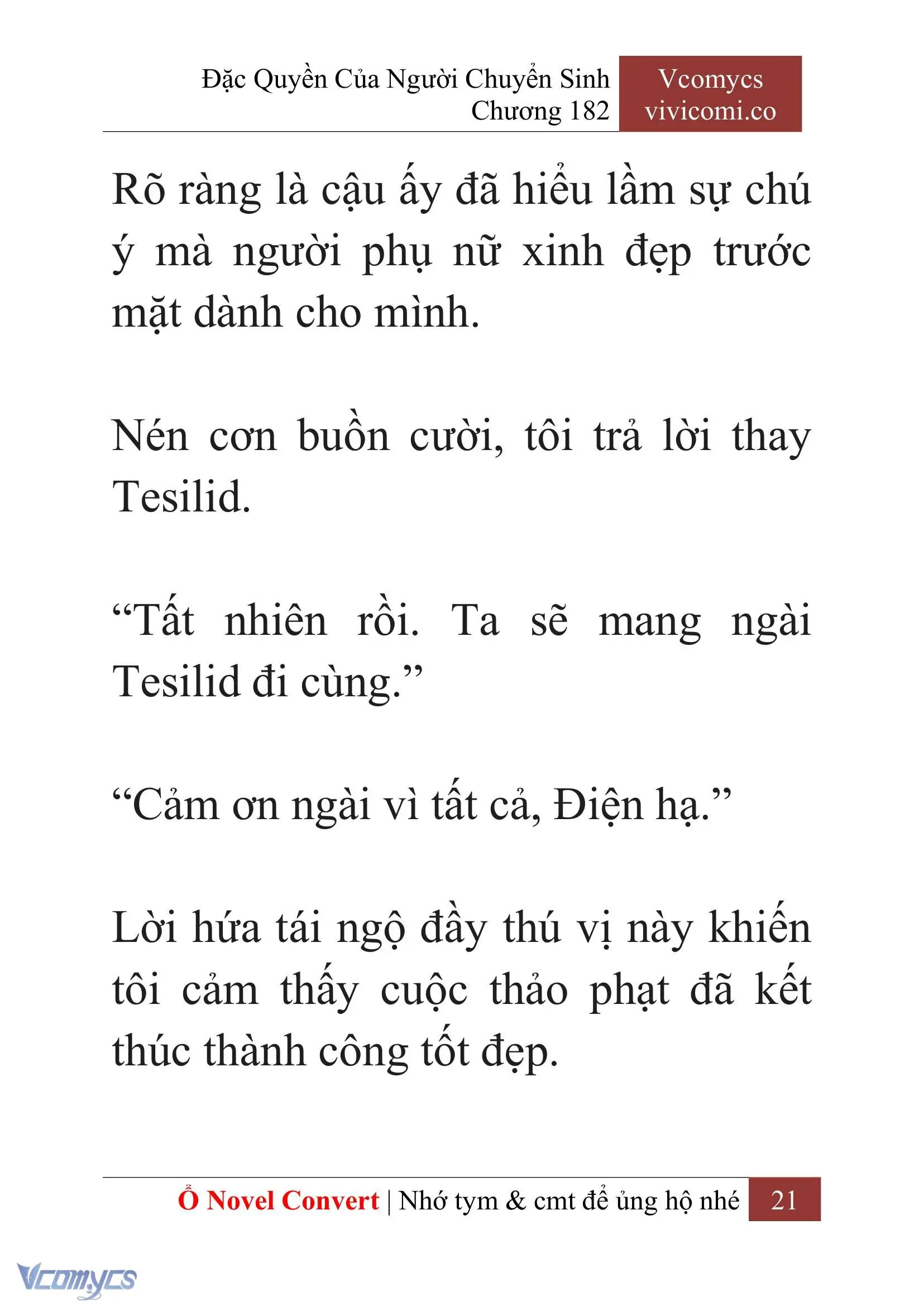 [Novel] Đặc Quyền Của Người Chuyển Sinh Chapter 182 - Trang 25