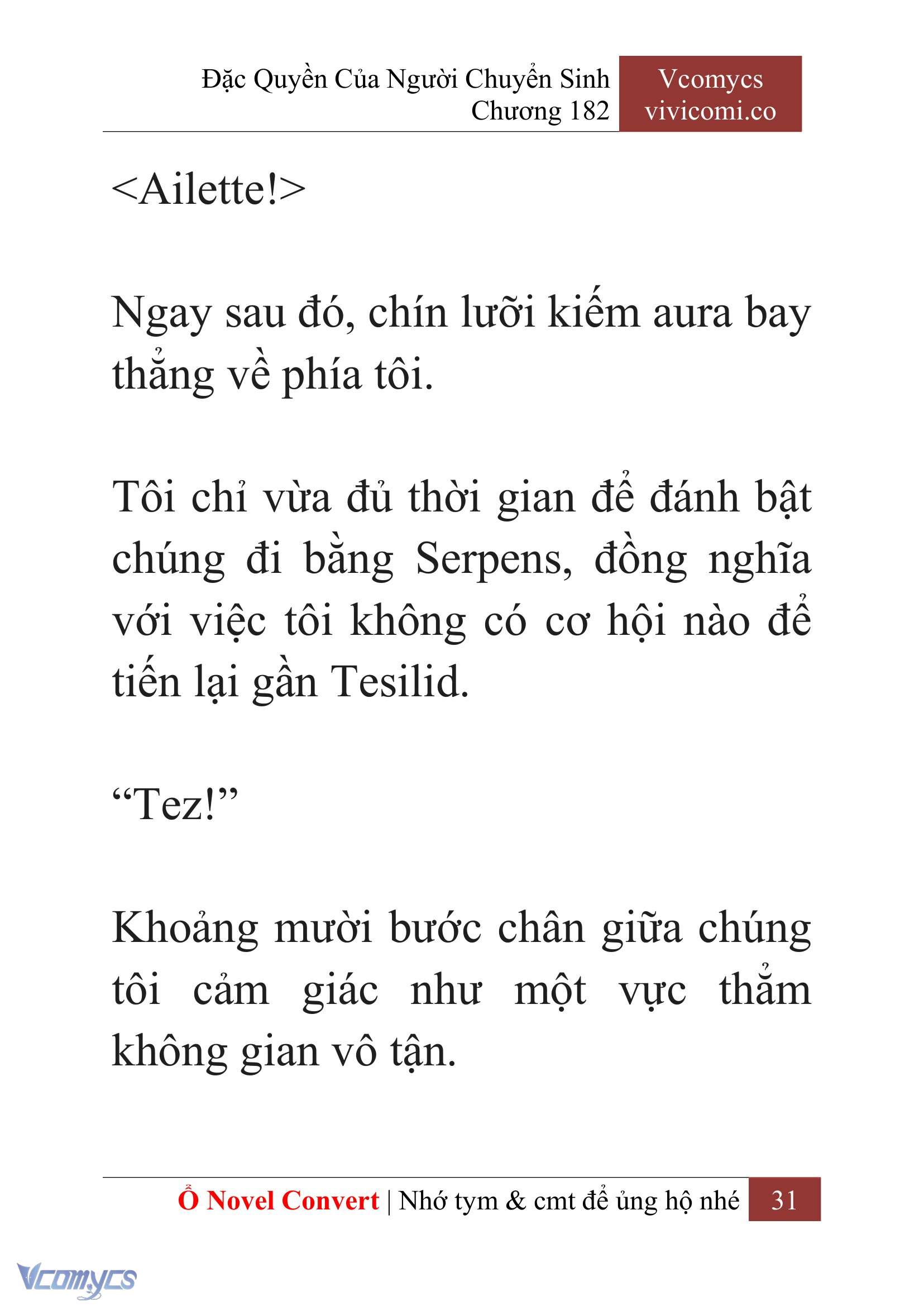 [Novel] Đặc Quyền Của Người Chuyển Sinh Chapter 182 - Trang 35