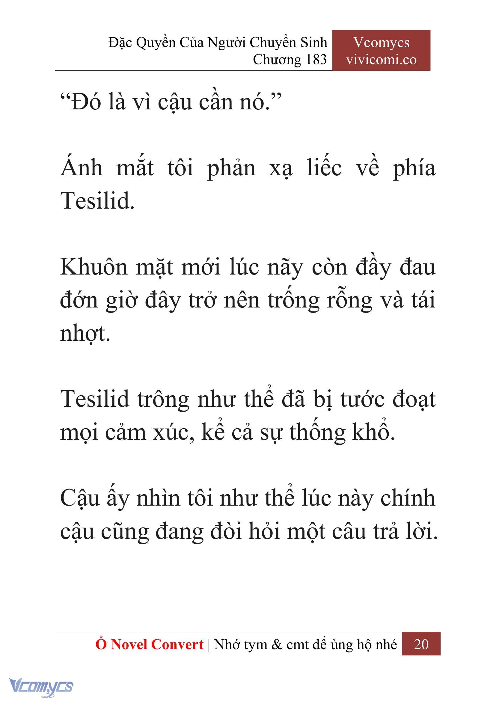[Novel] Đặc Quyền Của Người Chuyển Sinh Chapter 183 - Trang 24