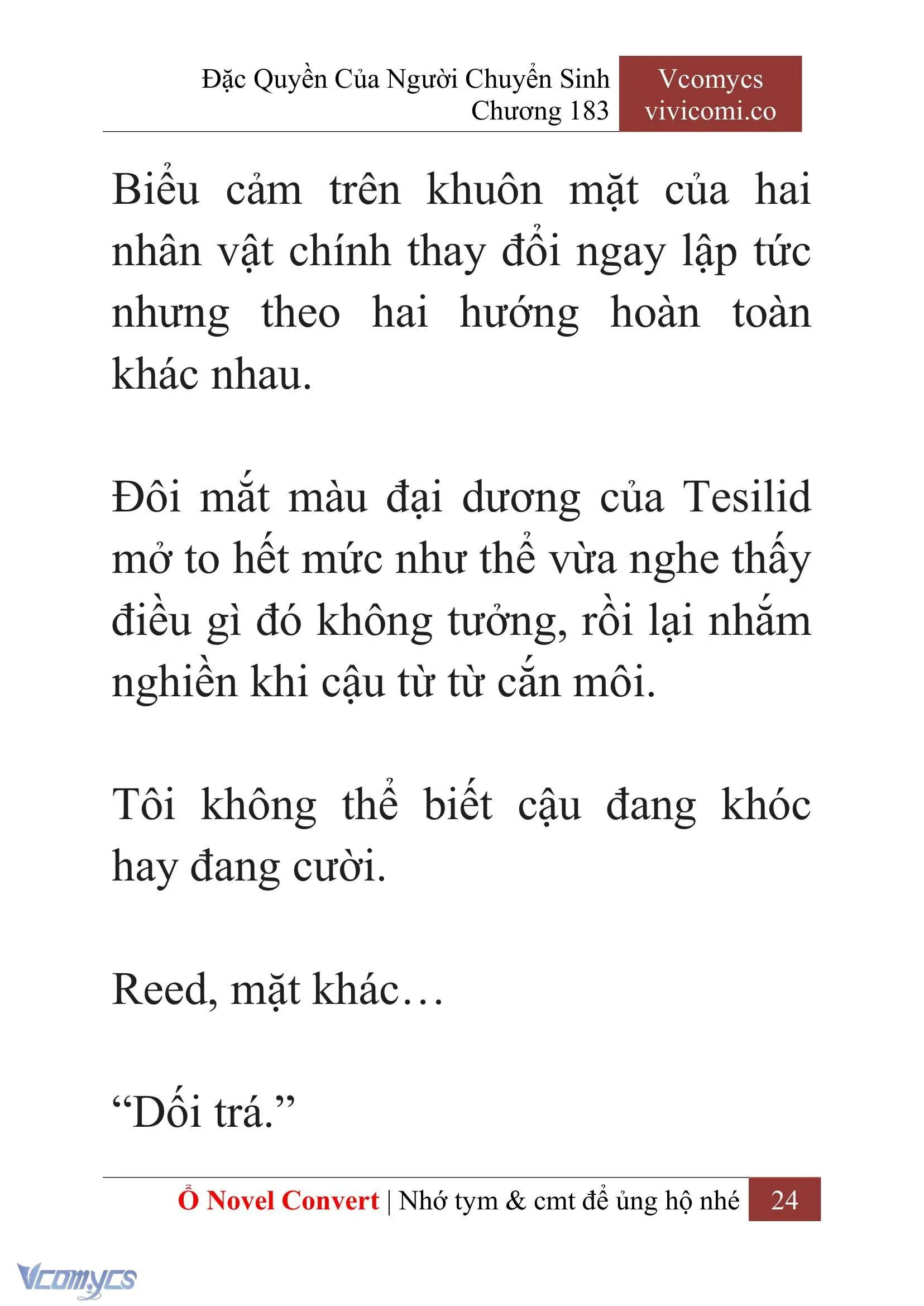 [Novel] Đặc Quyền Của Người Chuyển Sinh Chapter 183 - Trang 28