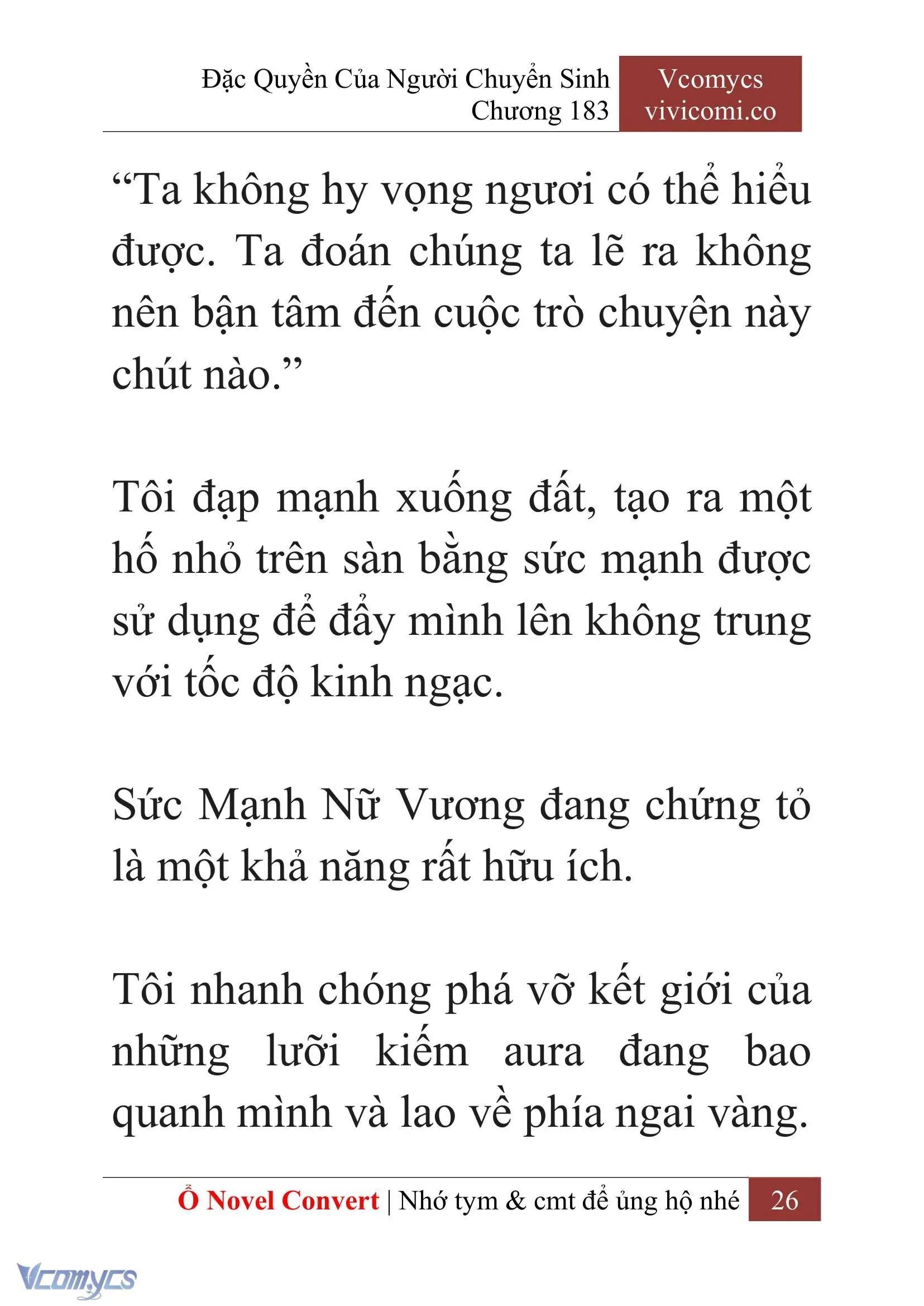 [Novel] Đặc Quyền Của Người Chuyển Sinh Chapter 183 - Trang 30