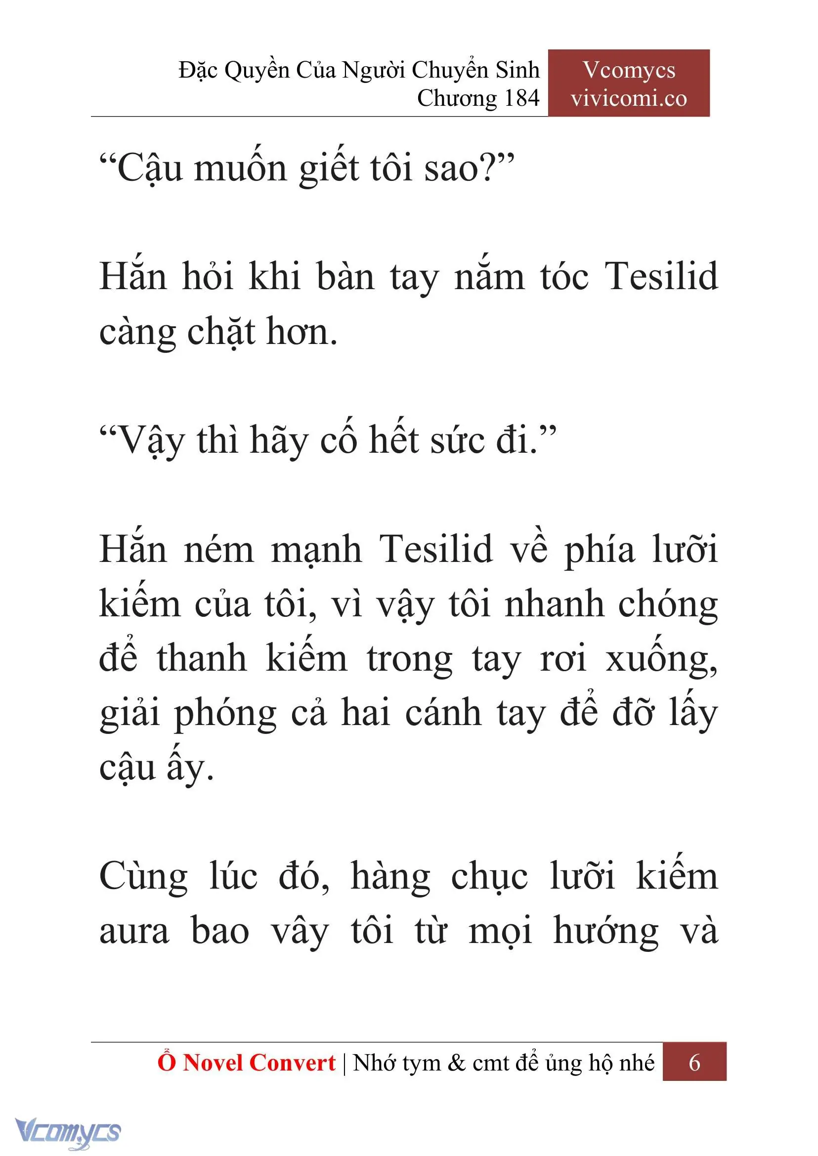 [Novel] Đặc Quyền Của Người Chuyển Sinh Chapter 184 - Trang 10
