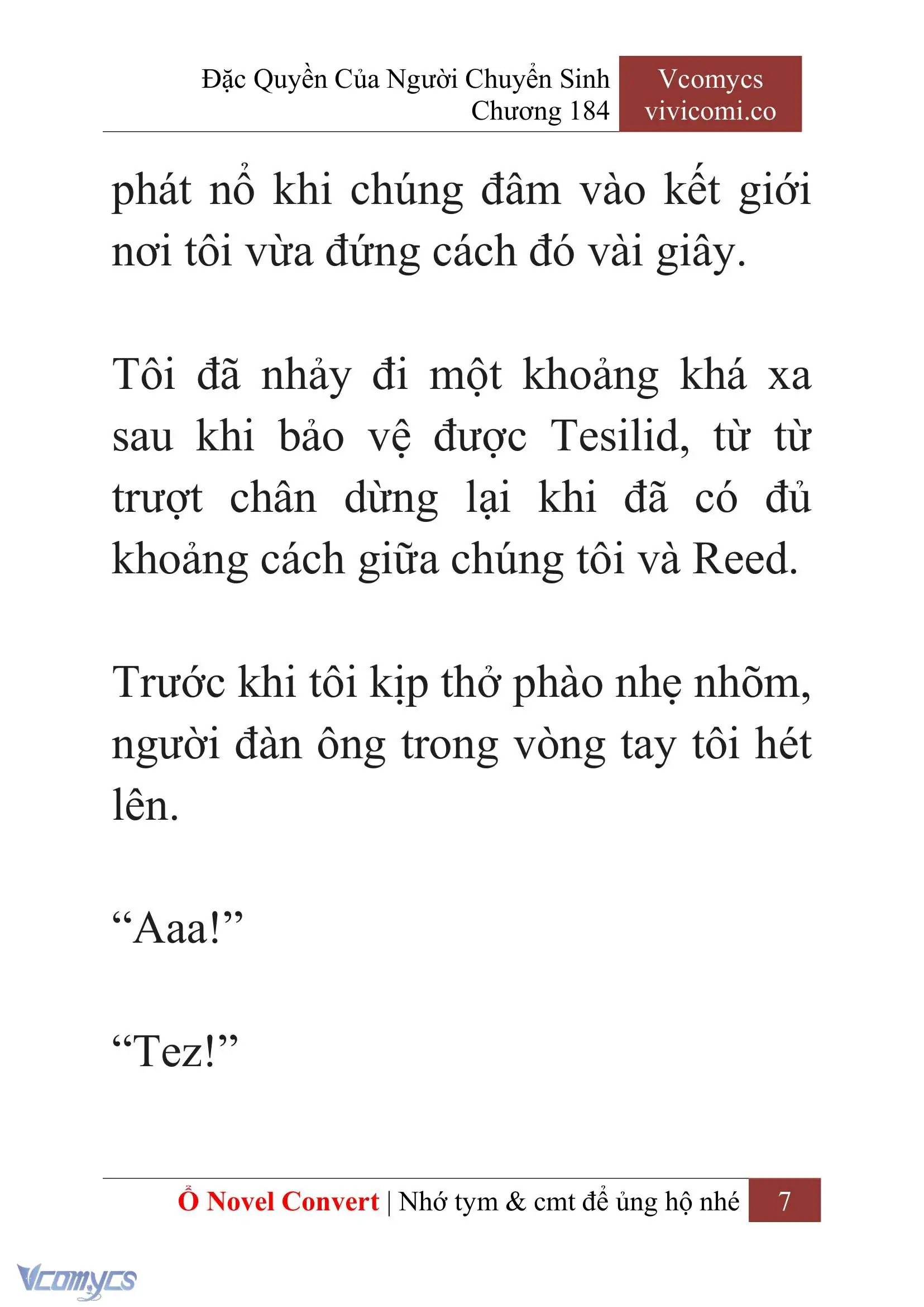 [Novel] Đặc Quyền Của Người Chuyển Sinh Chapter 184 - Trang 11