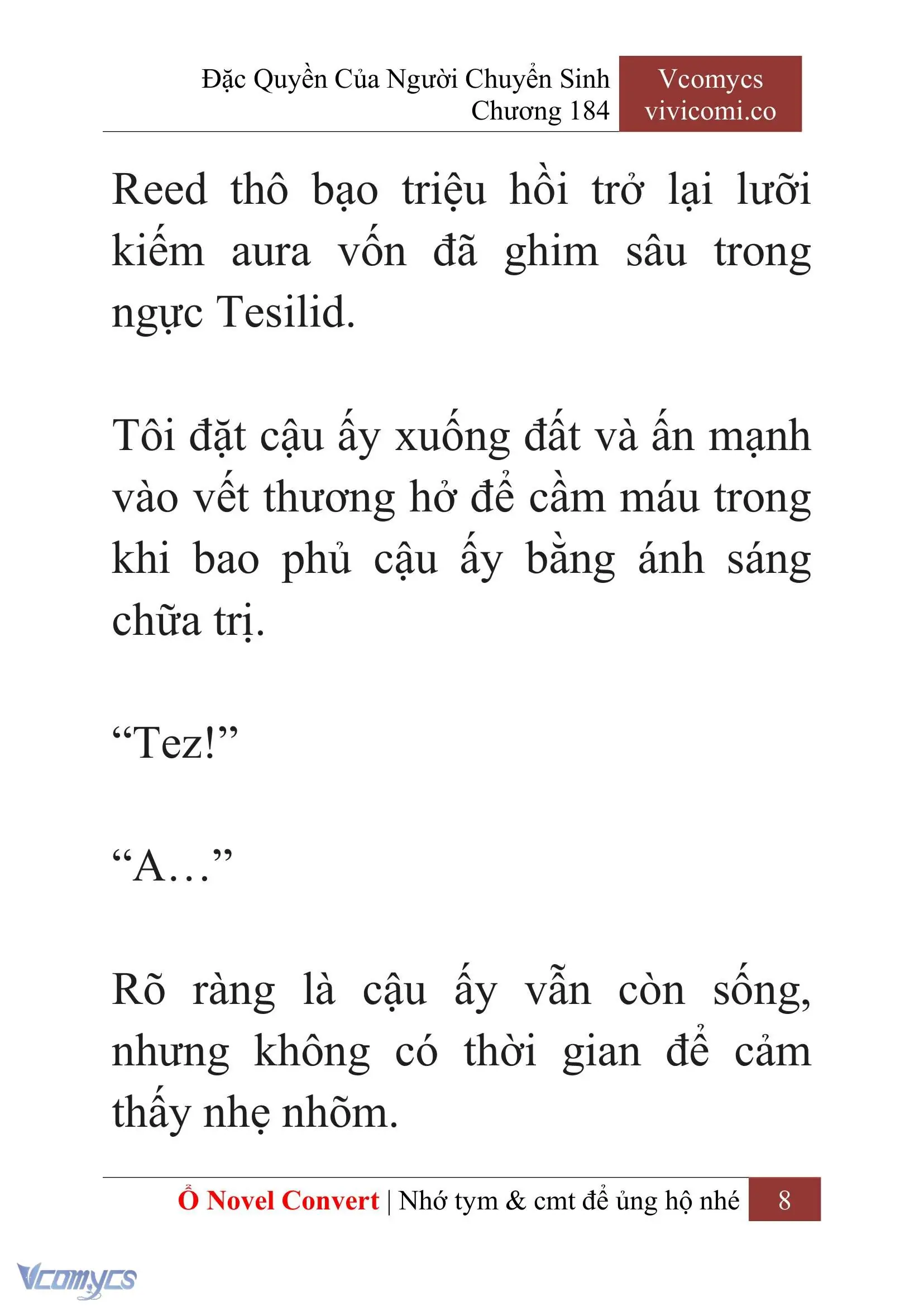 [Novel] Đặc Quyền Của Người Chuyển Sinh Chapter 184 - Trang 12
