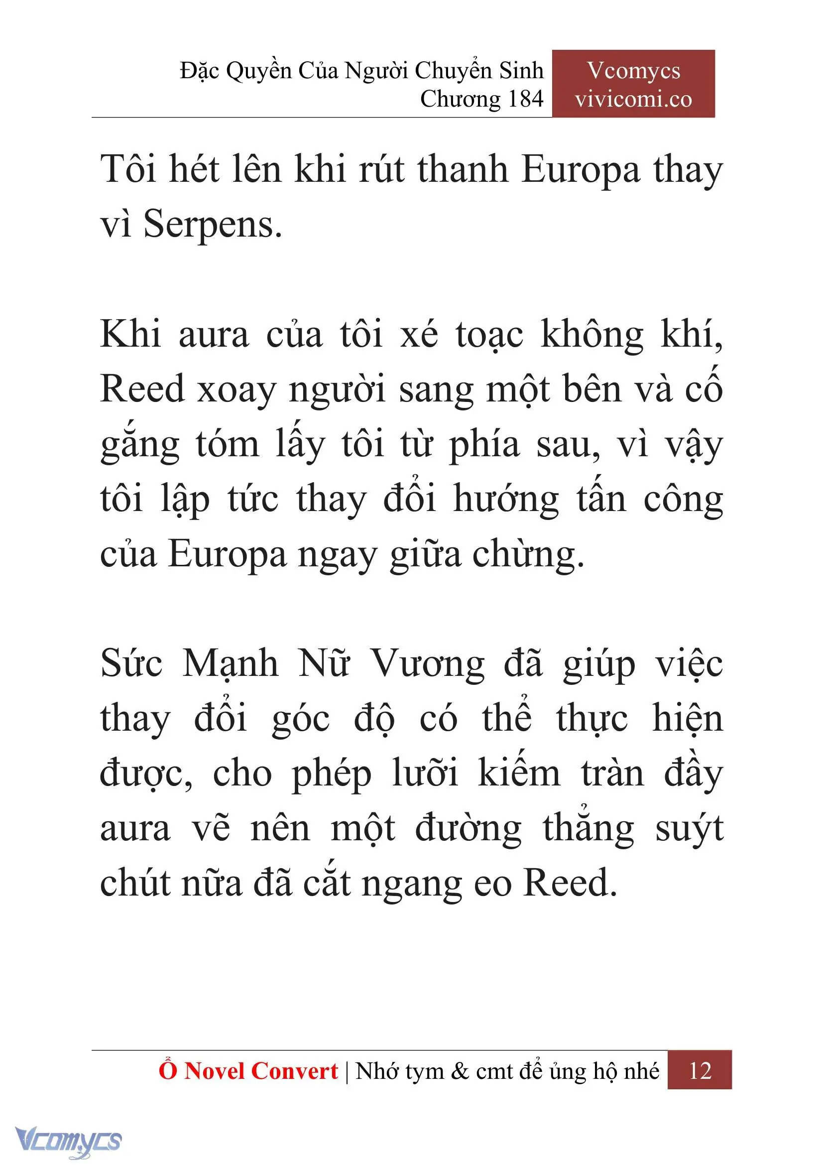 [Novel] Đặc Quyền Của Người Chuyển Sinh Chapter 184 - Trang 16