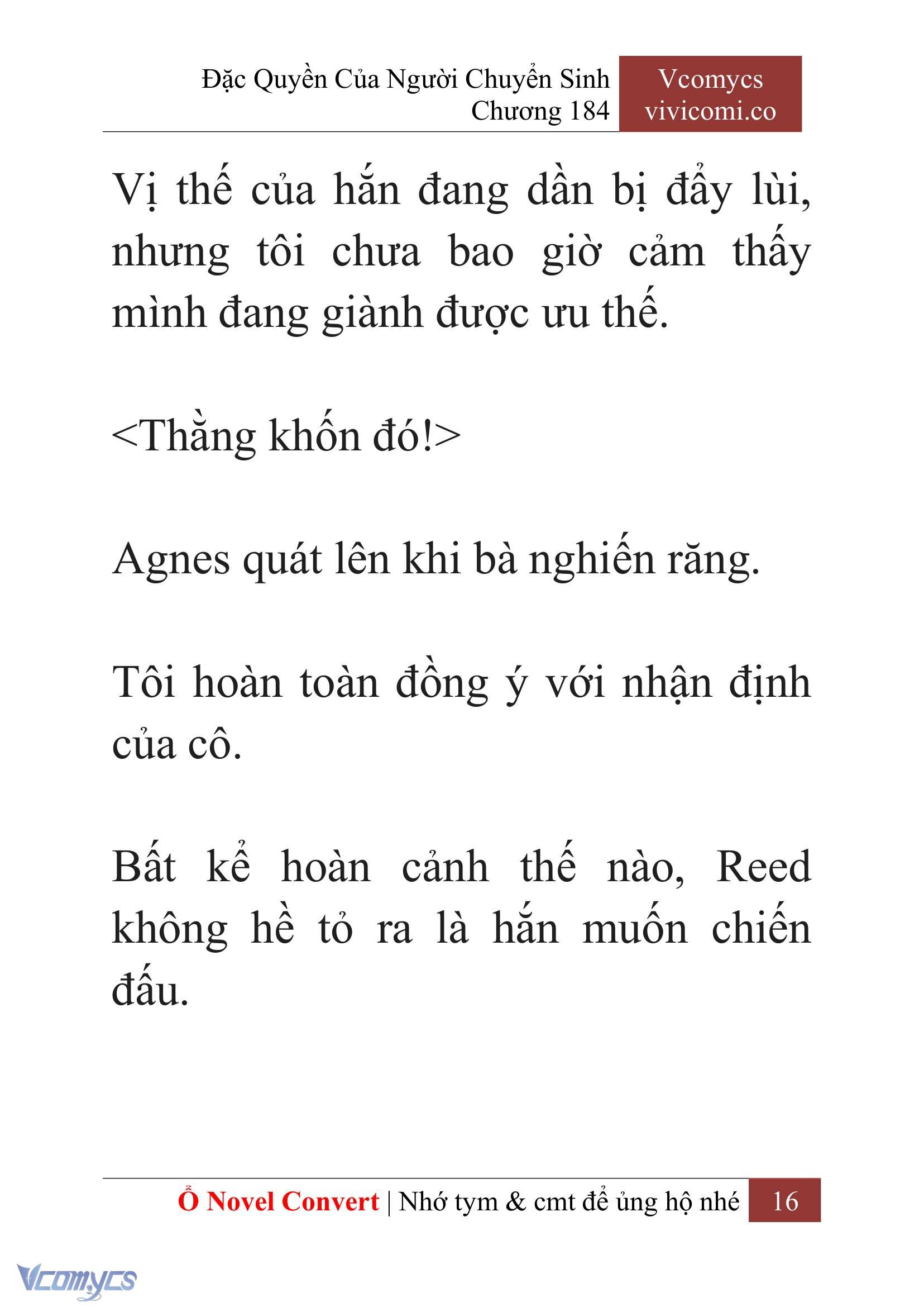 [Novel] Đặc Quyền Của Người Chuyển Sinh Chapter 184 - Trang 20