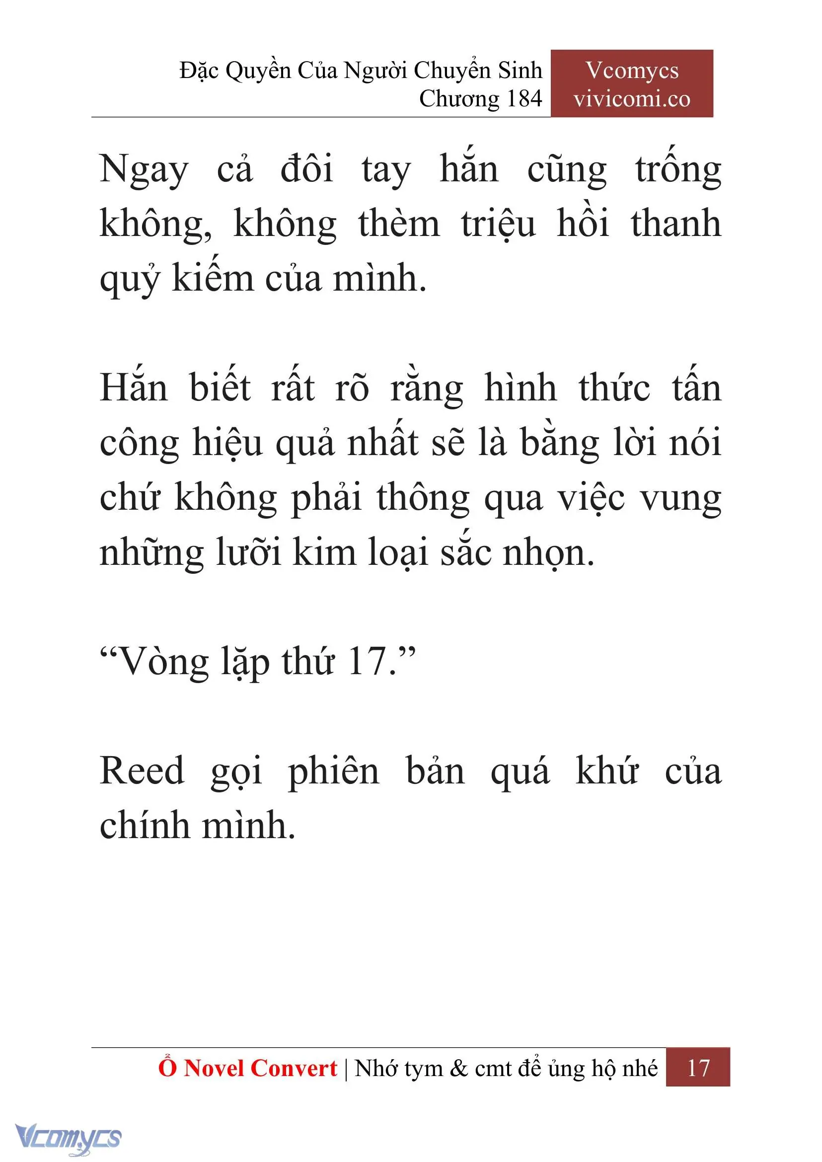 [Novel] Đặc Quyền Của Người Chuyển Sinh Chapter 184 - Trang 21