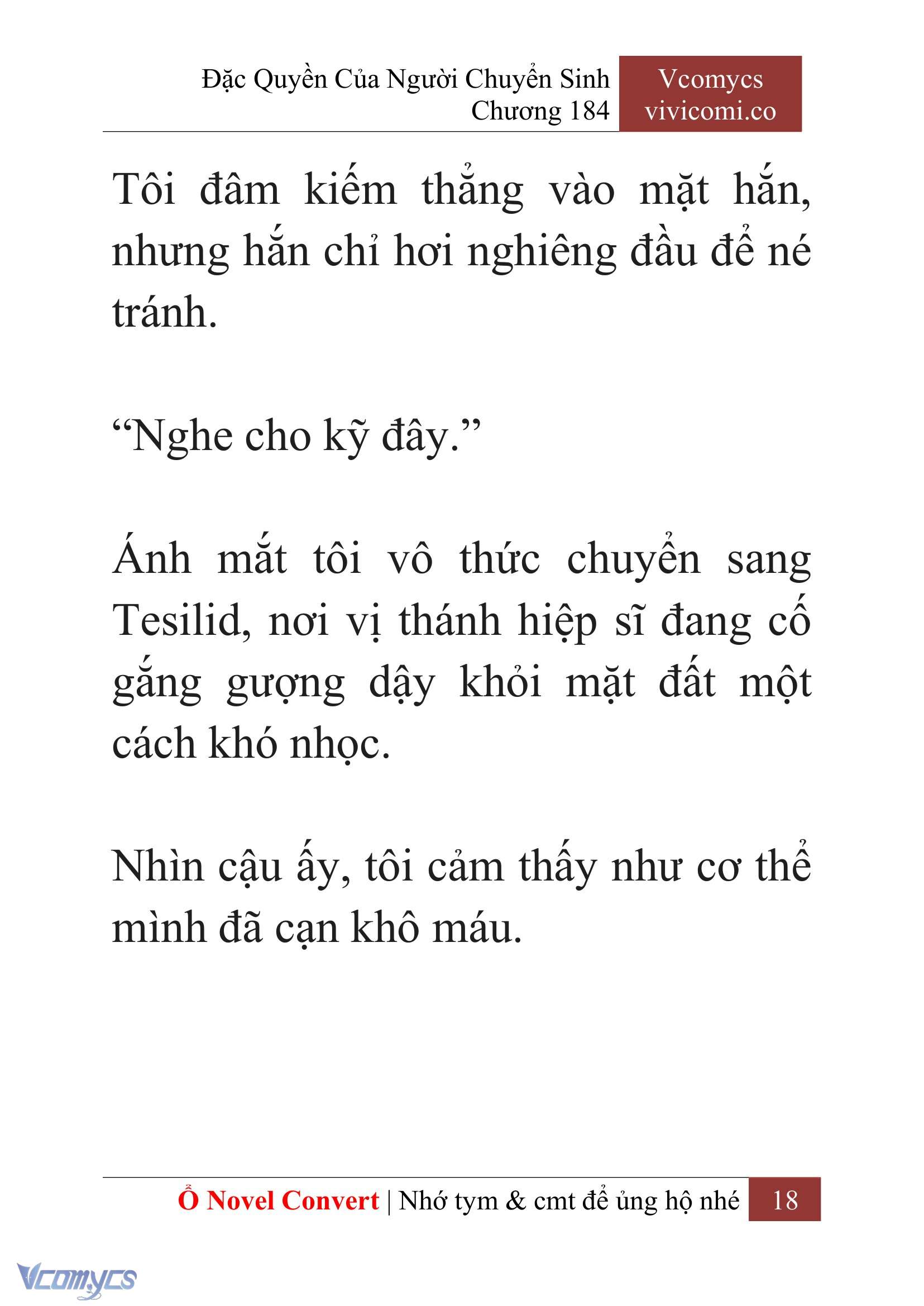 [Novel] Đặc Quyền Của Người Chuyển Sinh Chapter 184 - Trang 22