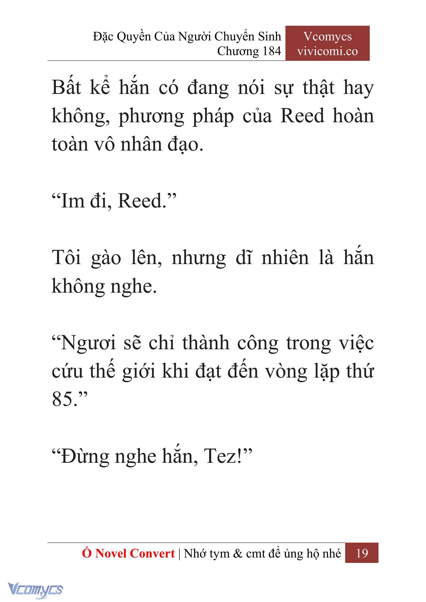[Novel] Đặc Quyền Của Người Chuyển Sinh Chapter 184 - Trang 23