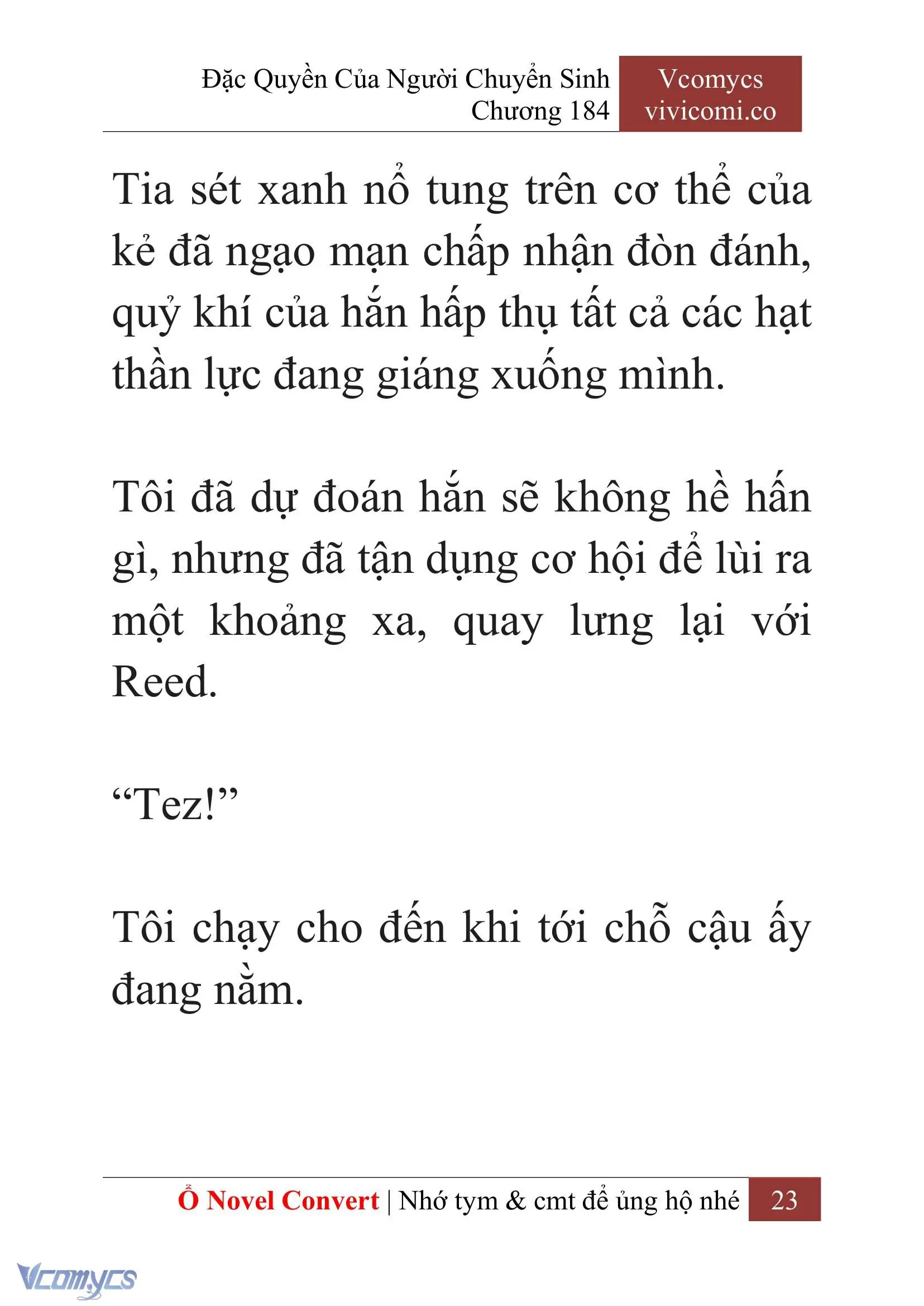 [Novel] Đặc Quyền Của Người Chuyển Sinh Chapter 184 - Trang 27