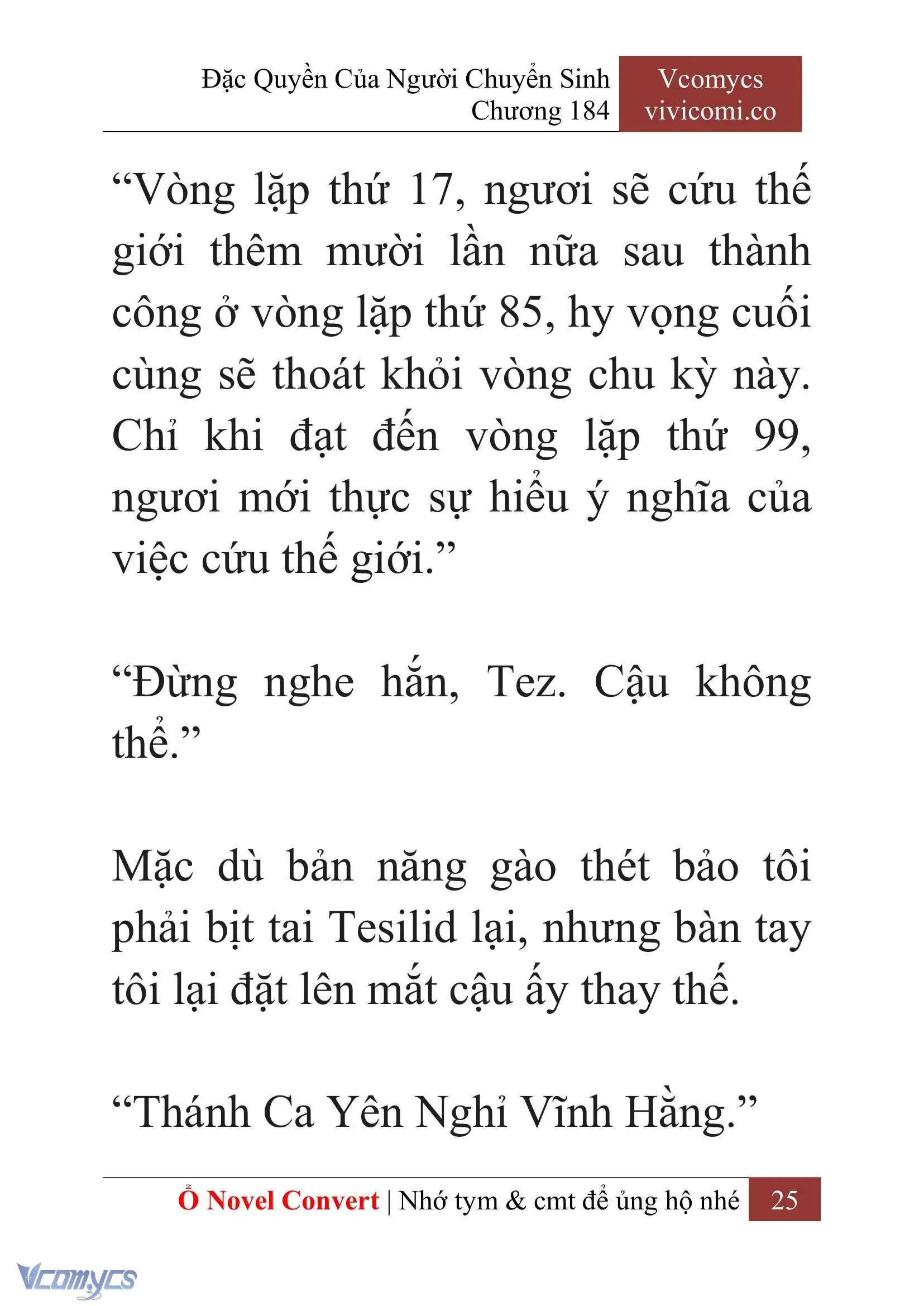 [Novel] Đặc Quyền Của Người Chuyển Sinh Chapter 184 - Trang 29