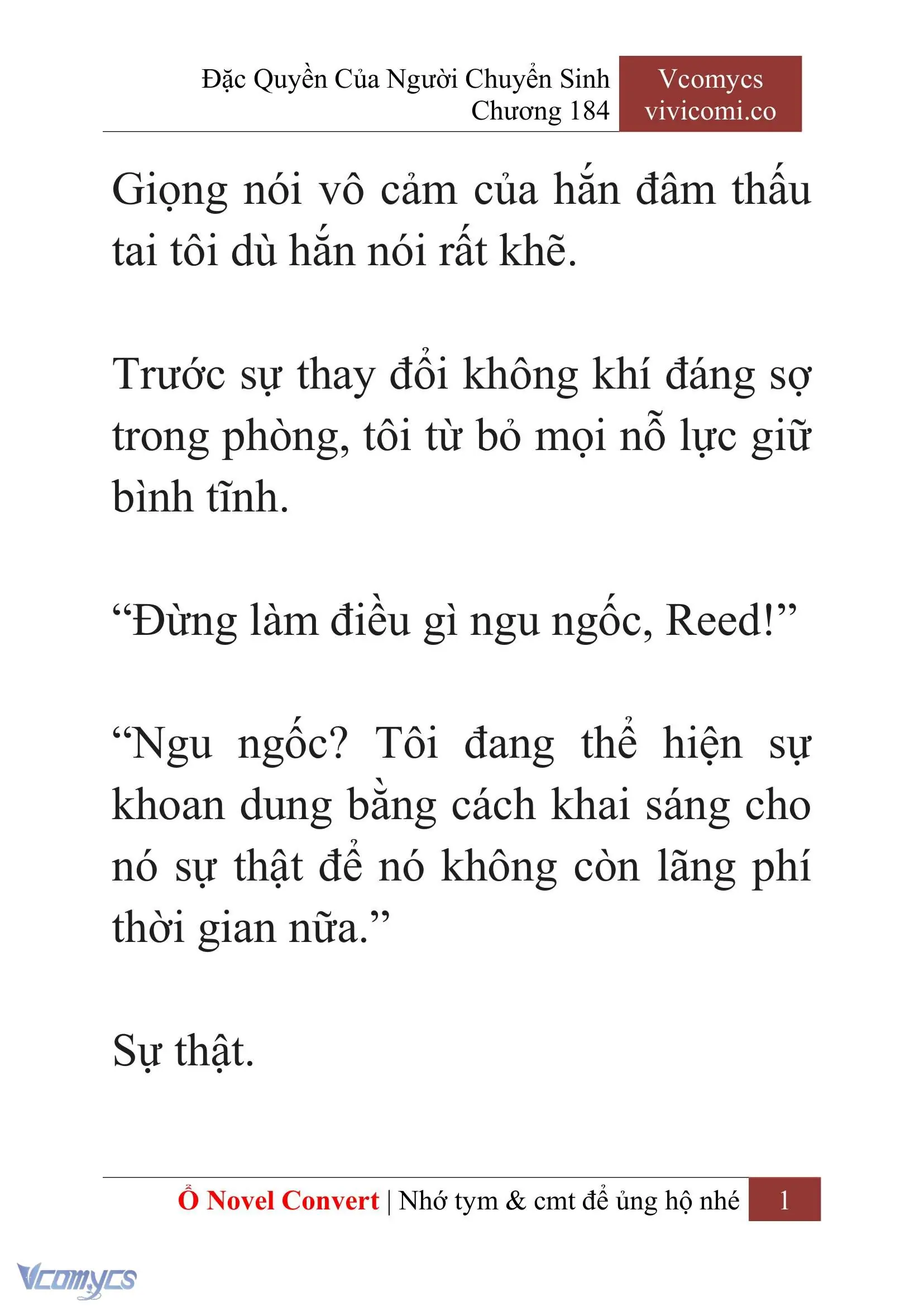 [Novel] Đặc Quyền Của Người Chuyển Sinh Chapter 184 - Trang 5