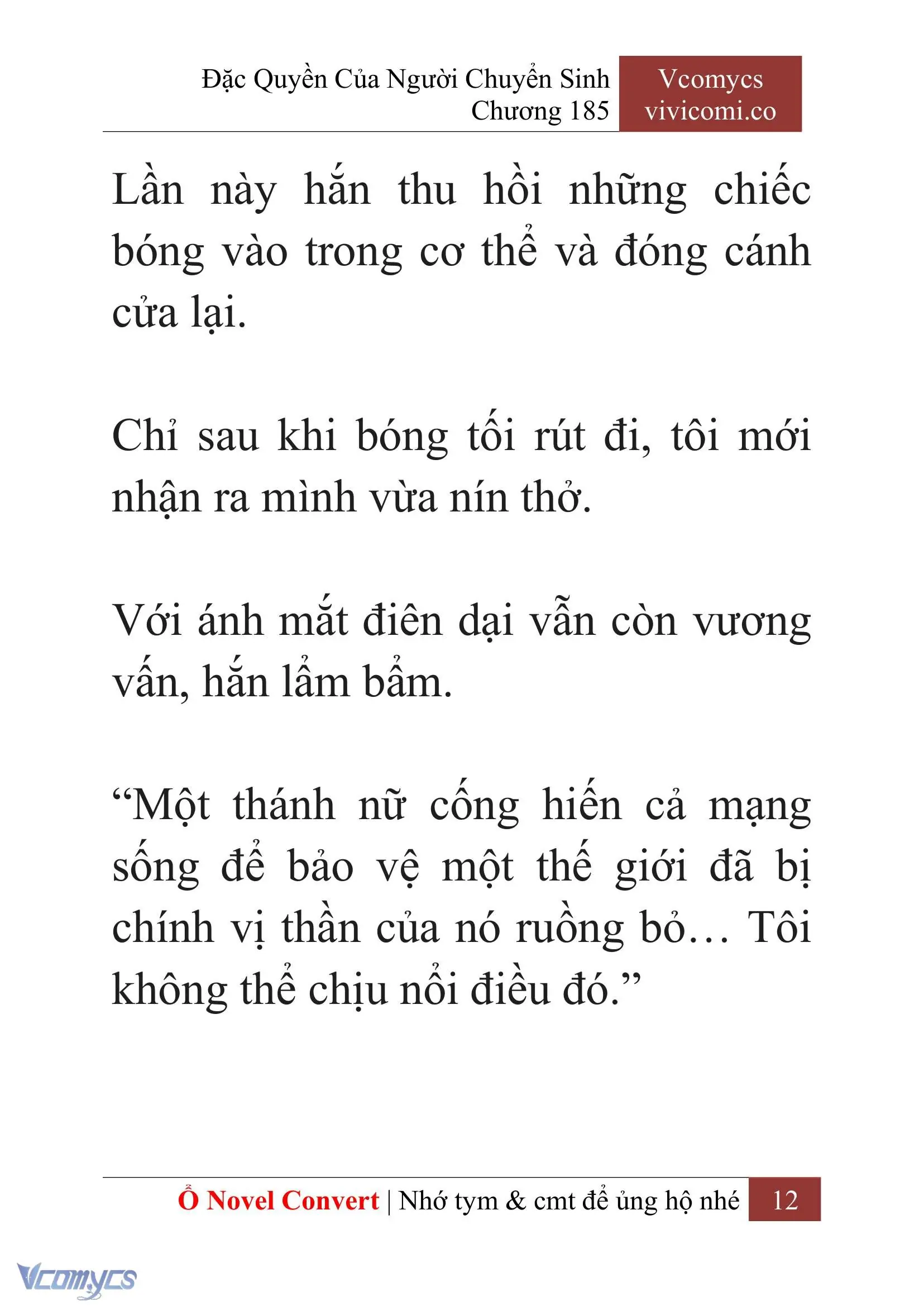 [Novel] Đặc Quyền Của Người Chuyển Sinh Chapter 185 - Trang 16