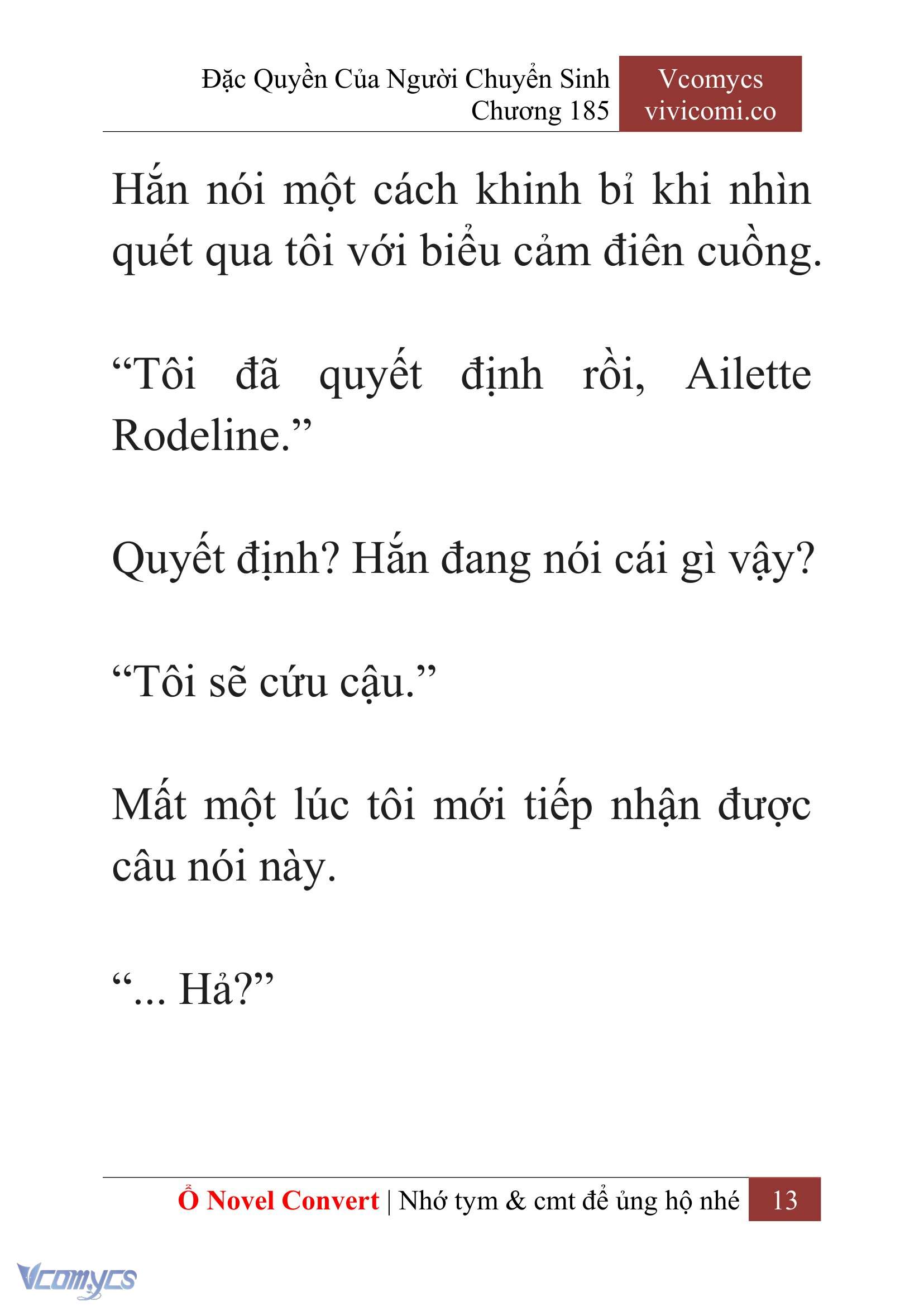 [Novel] Đặc Quyền Của Người Chuyển Sinh Chapter 185 - Trang 17