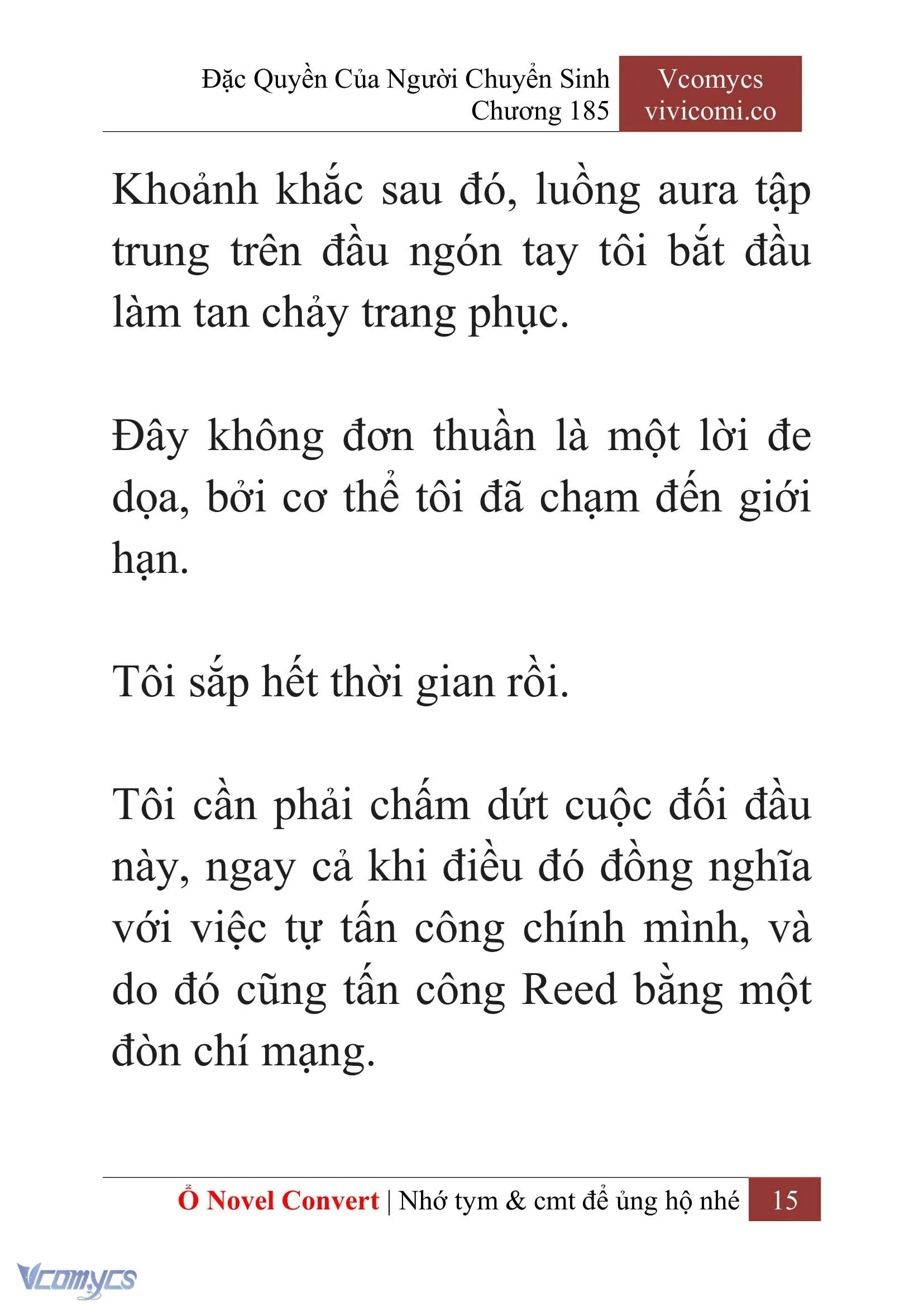 [Novel] Đặc Quyền Của Người Chuyển Sinh Chapter 185 - Trang 19