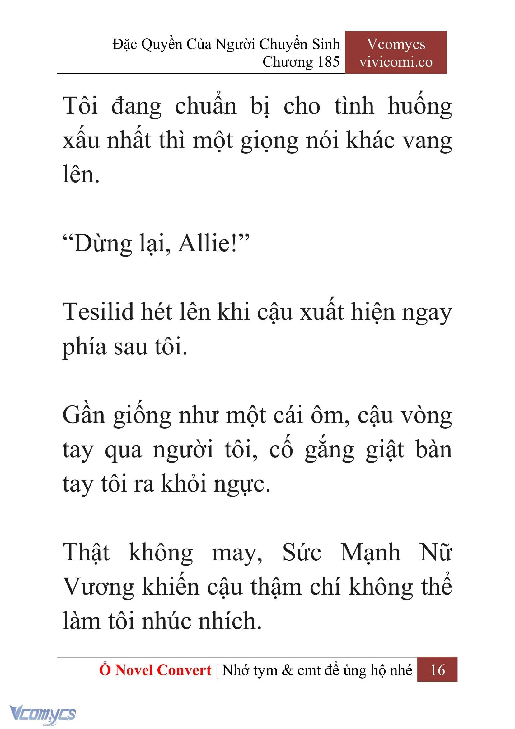 [Novel] Đặc Quyền Của Người Chuyển Sinh Chapter 185 - Trang 20