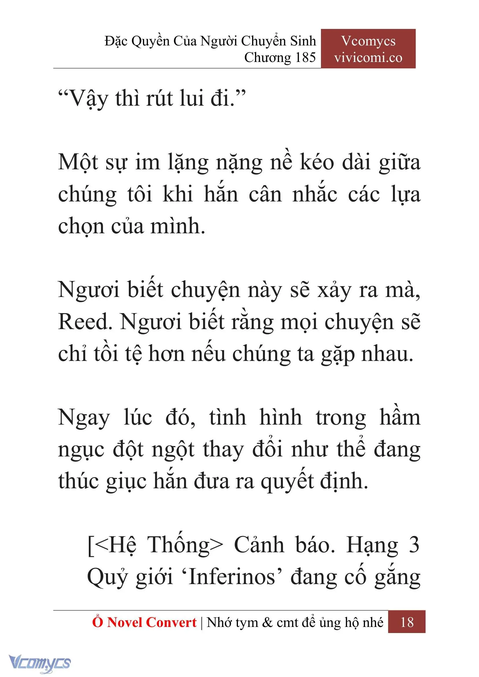 [Novel] Đặc Quyền Của Người Chuyển Sinh Chapter 185 - Trang 22