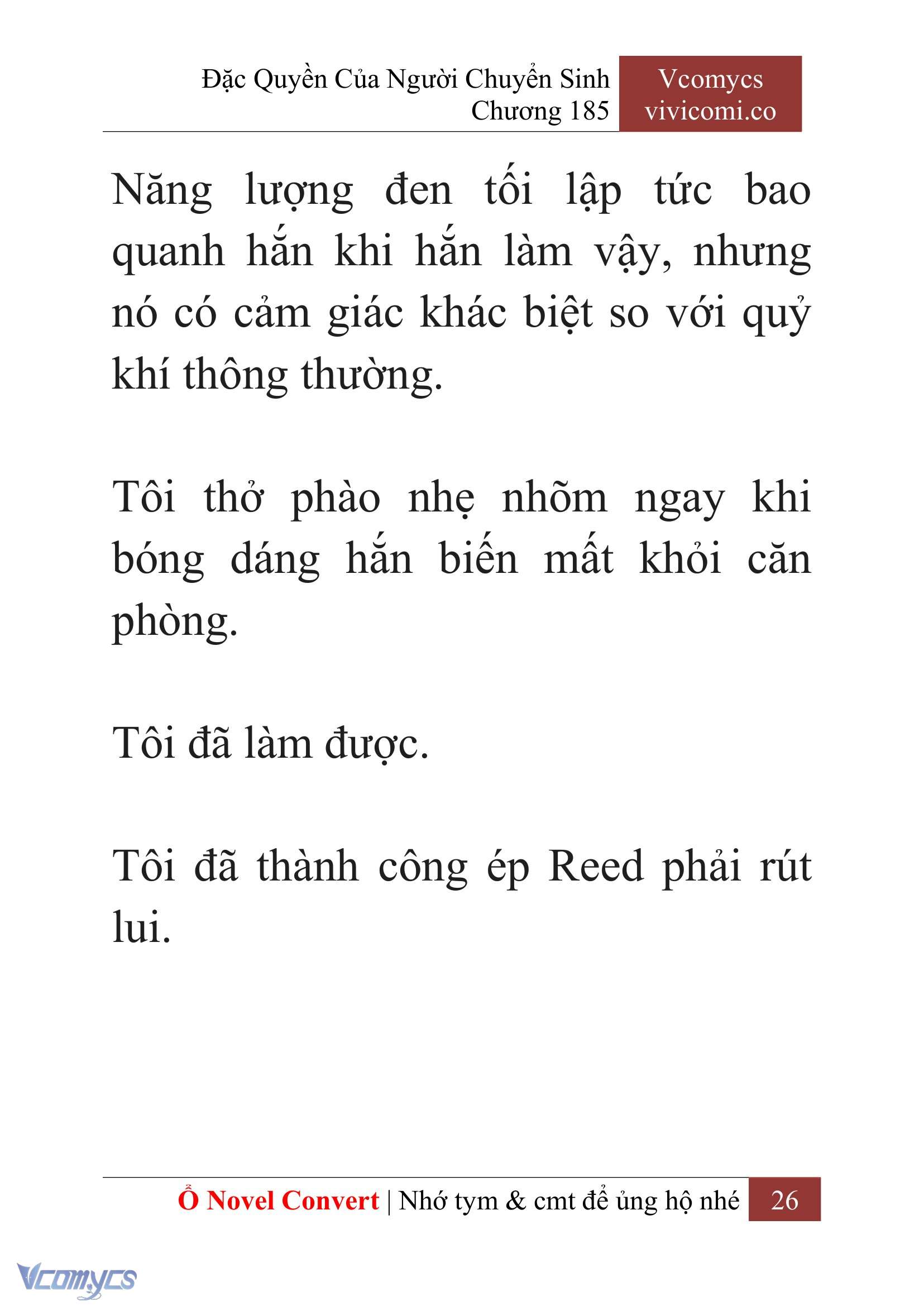 [Novel] Đặc Quyền Của Người Chuyển Sinh Chapter 185 - Trang 30