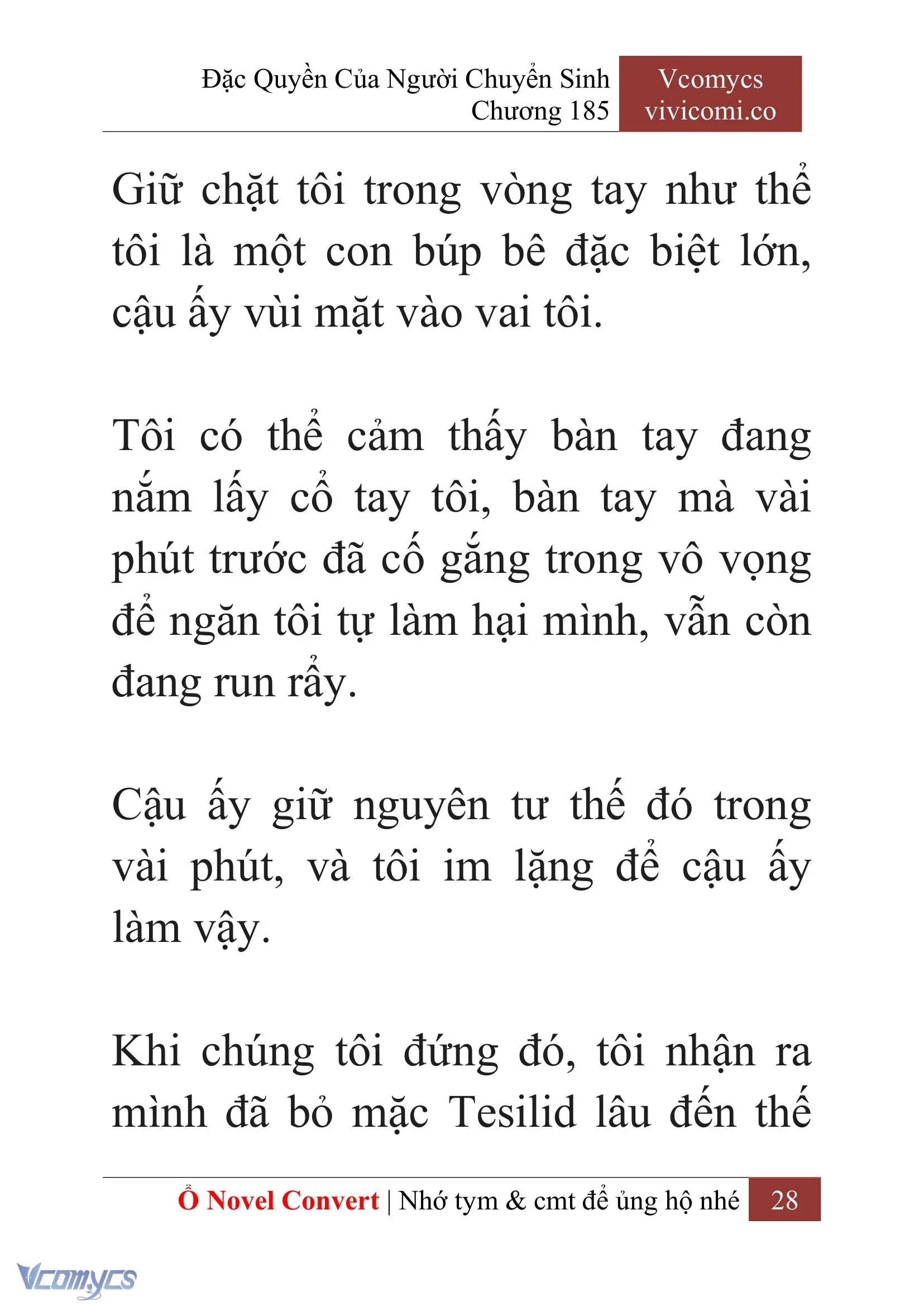 [Novel] Đặc Quyền Của Người Chuyển Sinh Chapter 185 - Trang 32