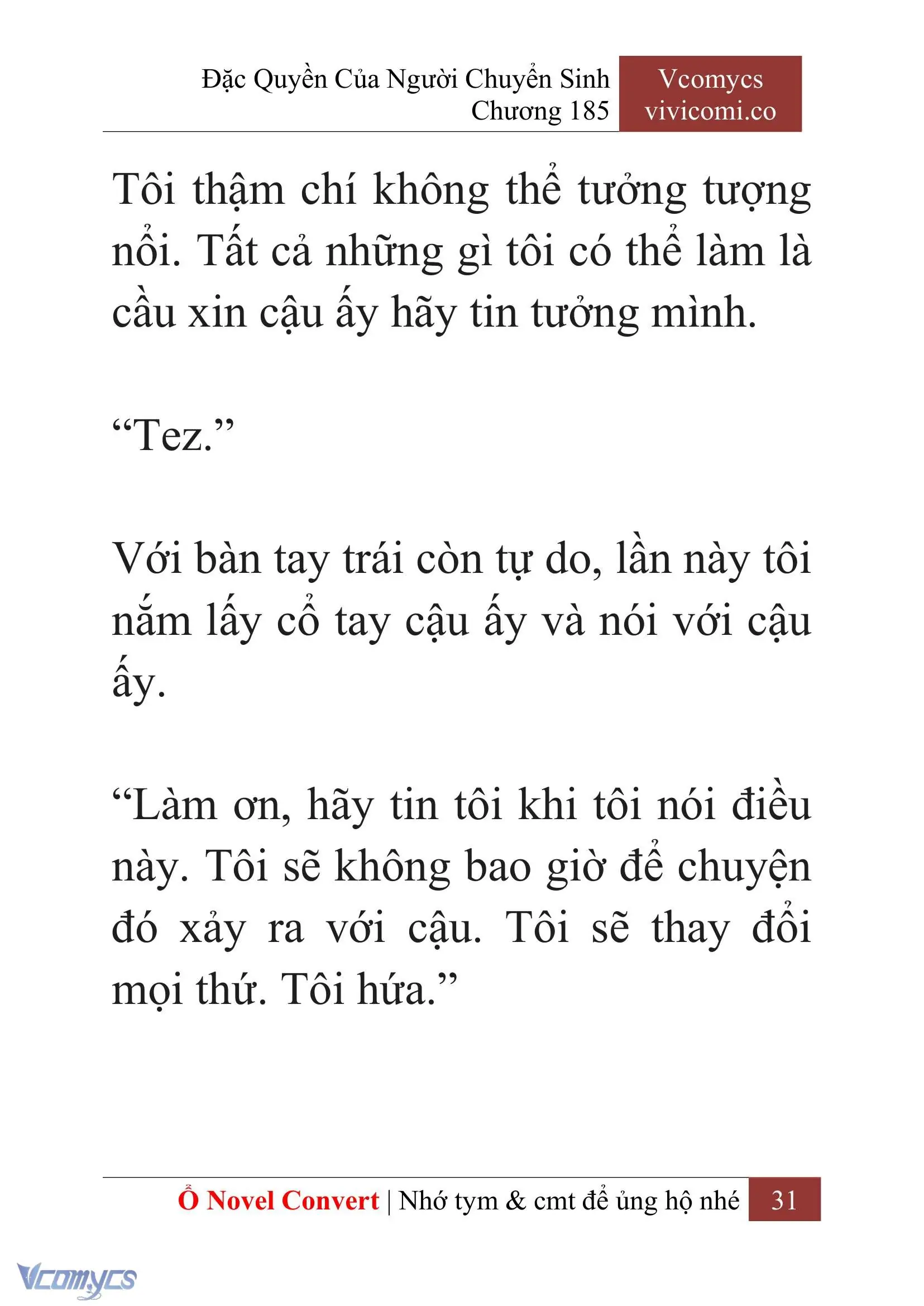 [Novel] Đặc Quyền Của Người Chuyển Sinh Chapter 185 - Trang 35