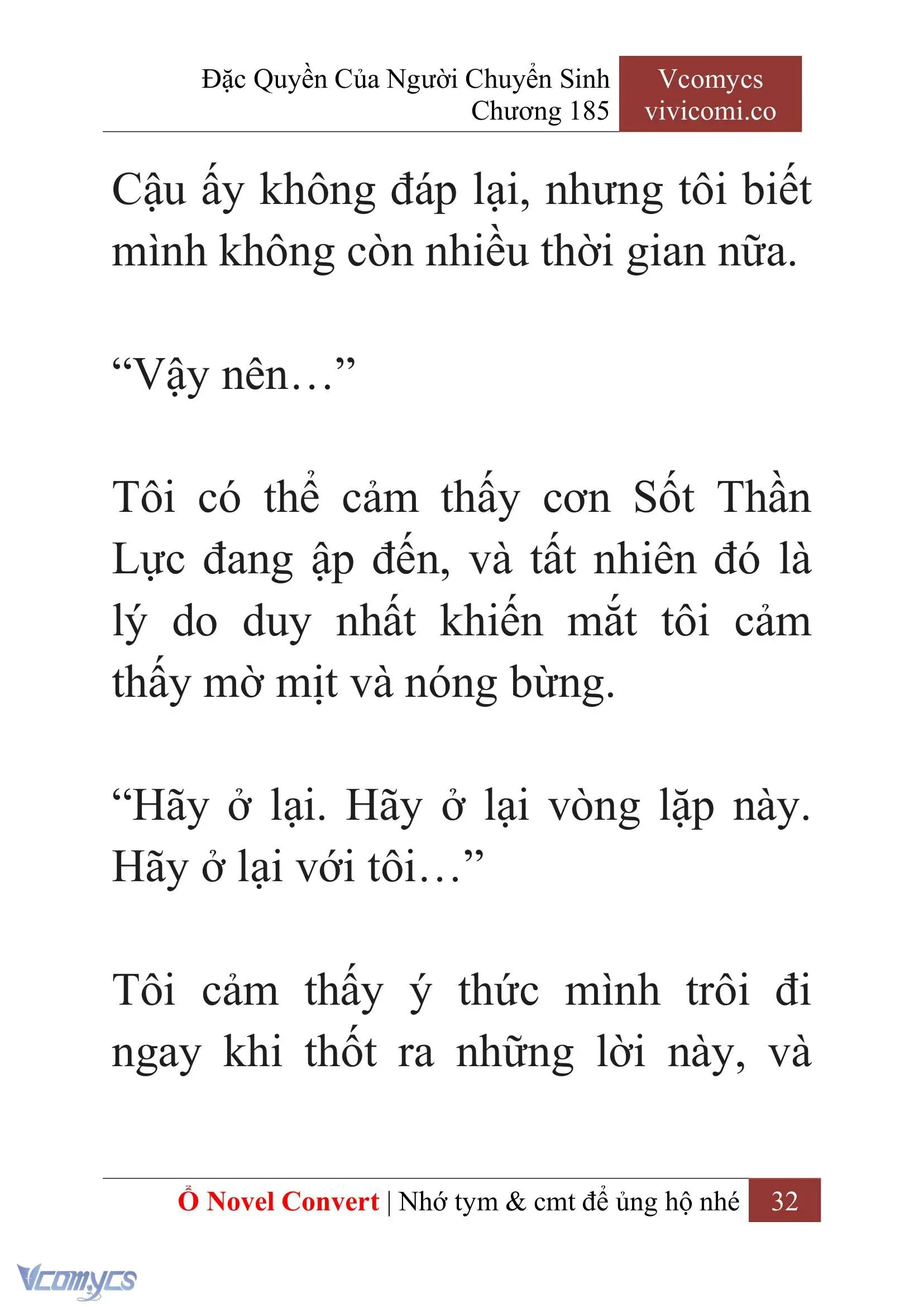 [Novel] Đặc Quyền Của Người Chuyển Sinh Chapter 185 - Trang 36