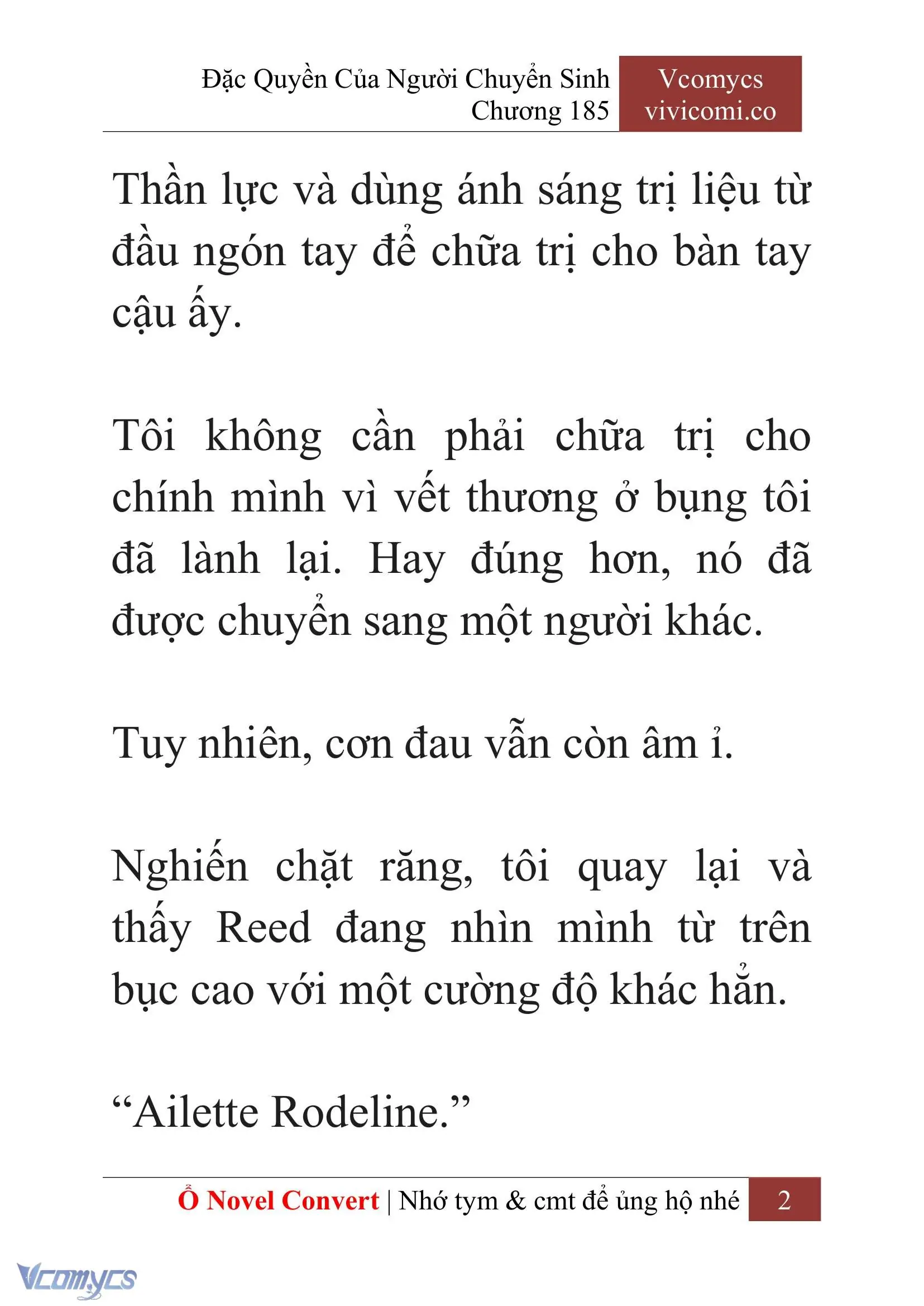 [Novel] Đặc Quyền Của Người Chuyển Sinh Chapter 185 - Trang 6