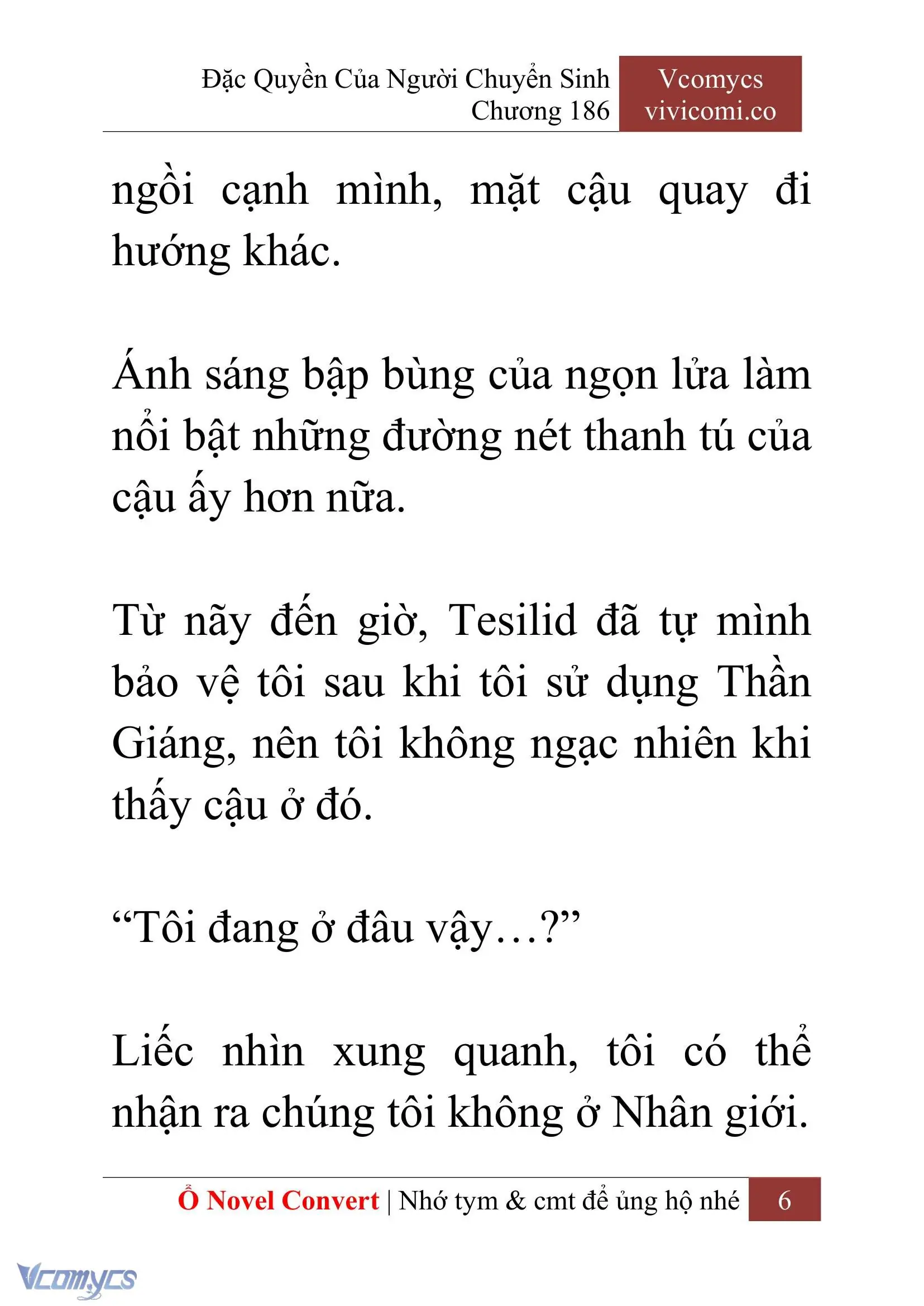 [Novel] Đặc Quyền Của Người Chuyển Sinh Chapter 186 - Trang 10