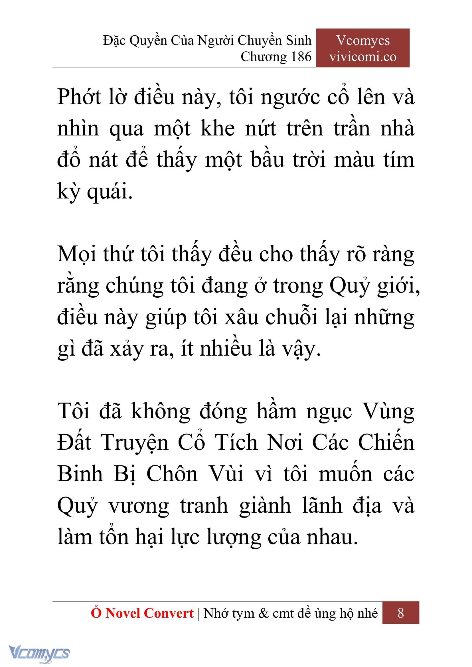 [Novel] Đặc Quyền Của Người Chuyển Sinh Chapter 186 - Trang 12