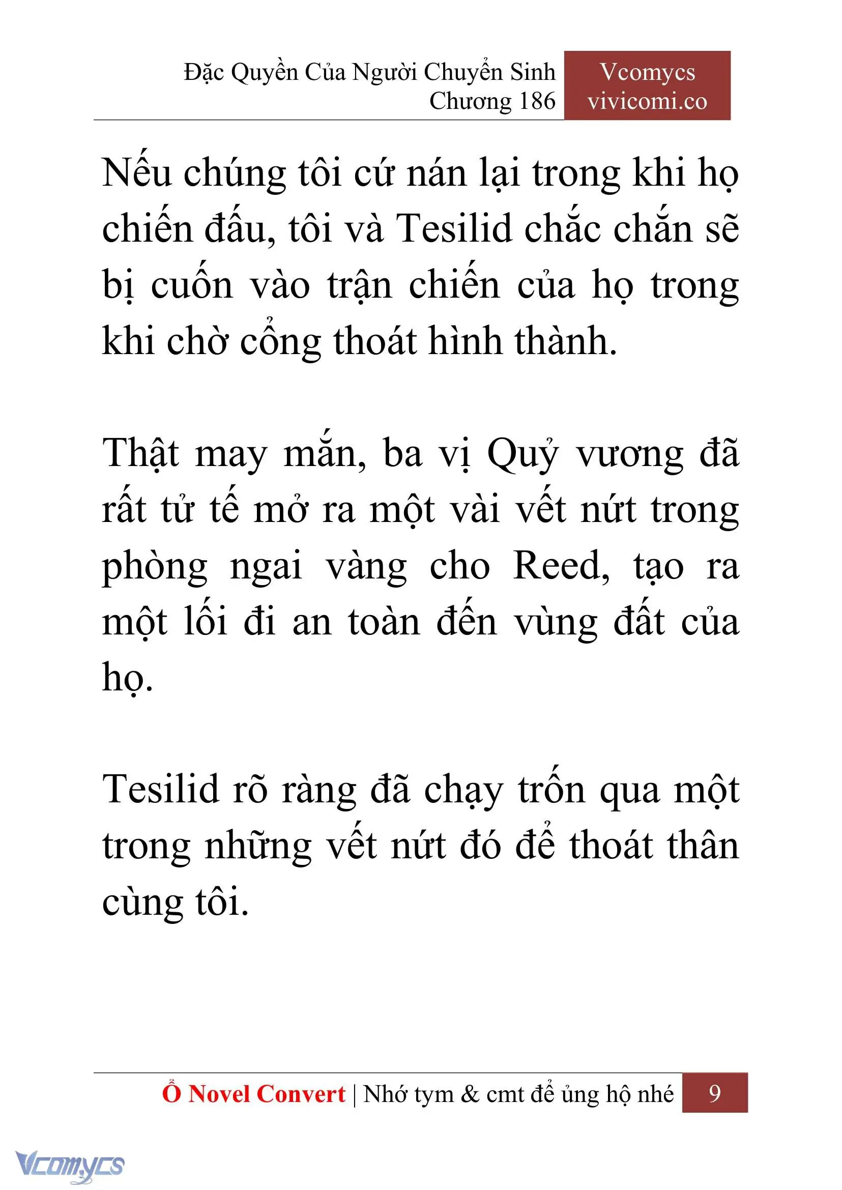 [Novel] Đặc Quyền Của Người Chuyển Sinh Chapter 186 - Trang 13